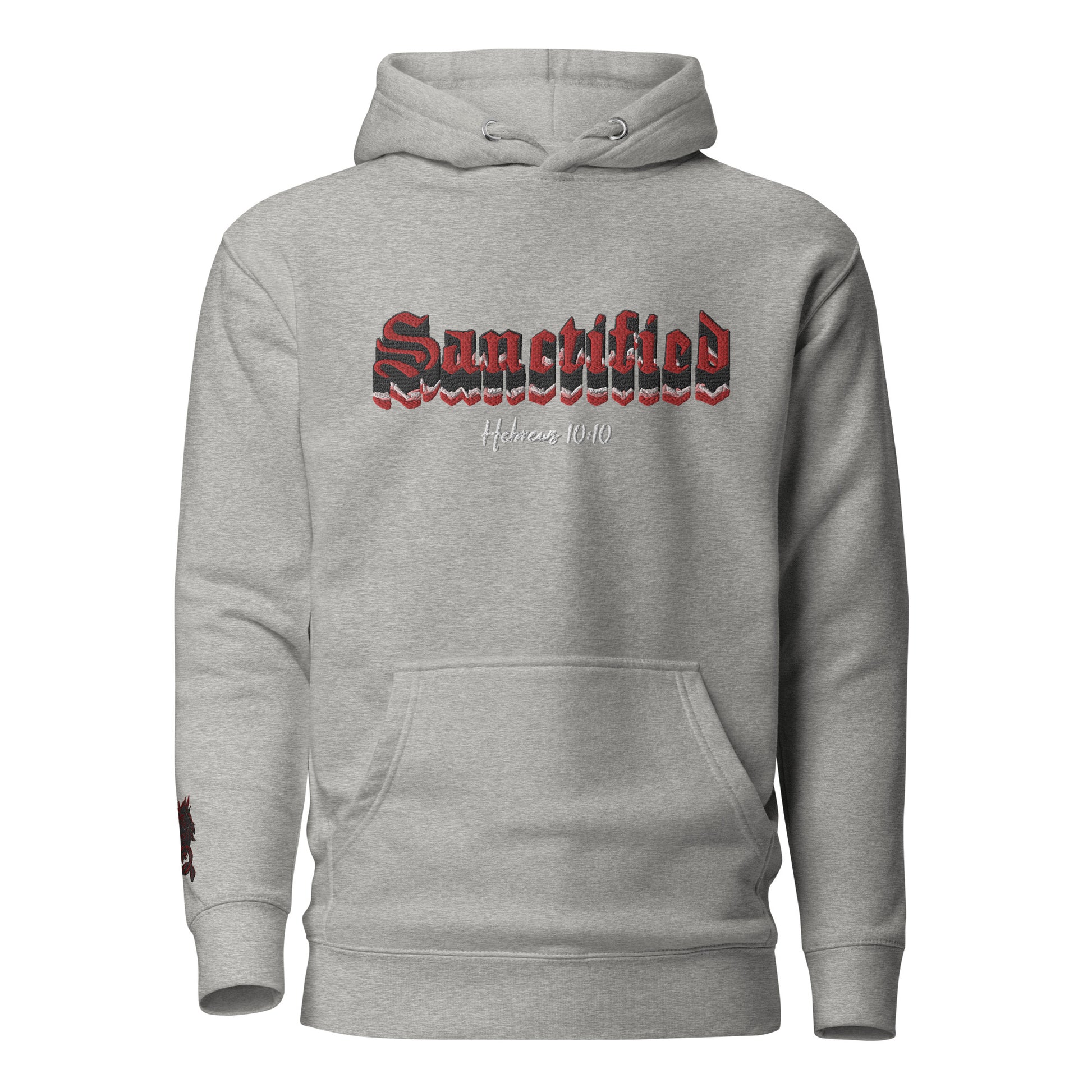 SANCTIFIED SIGNATURE- EMBROIDERED FRONT Unisex Hoodie