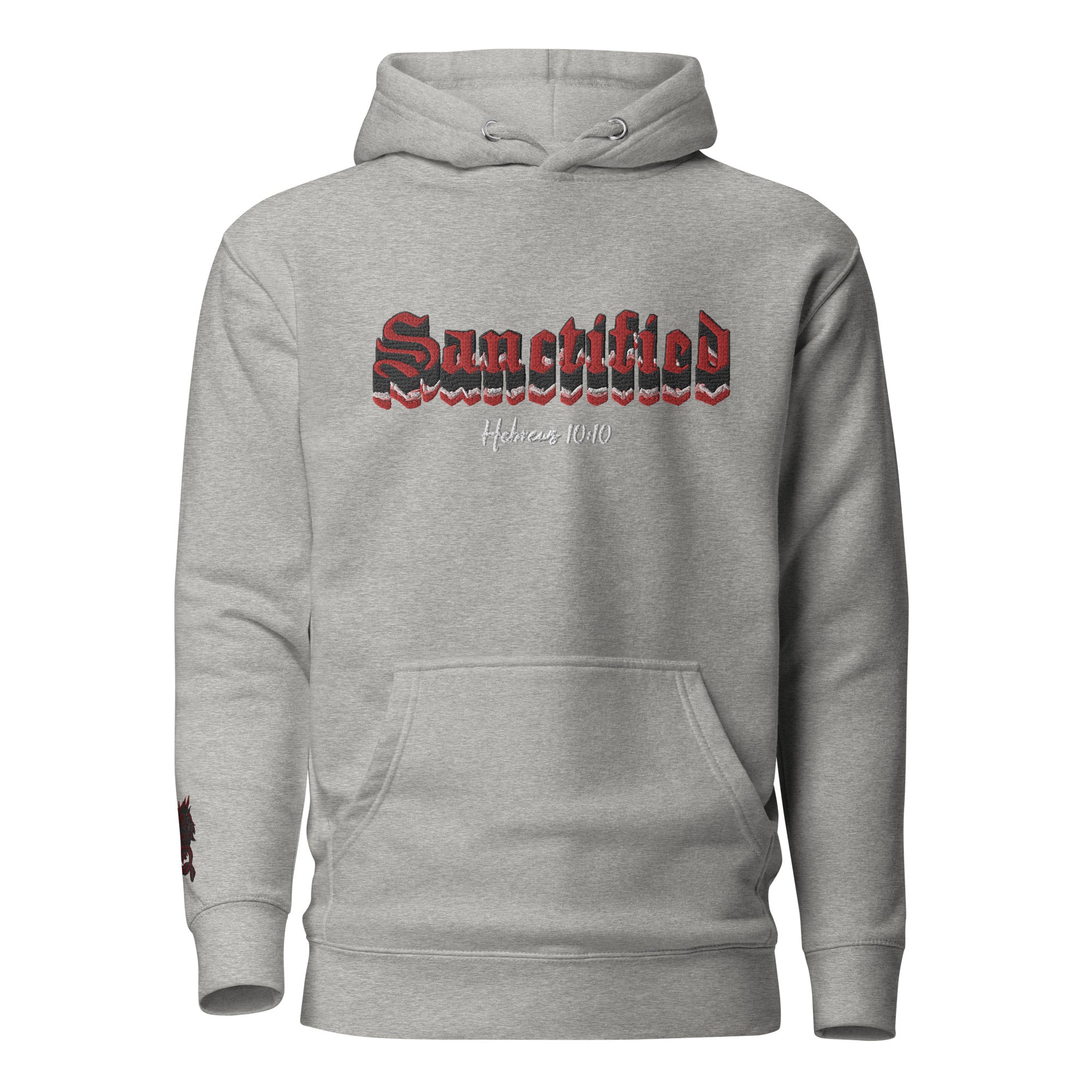 SANCTIFIED SIGNATURE- EMBROIDERED FRONT Unisex Hoodie