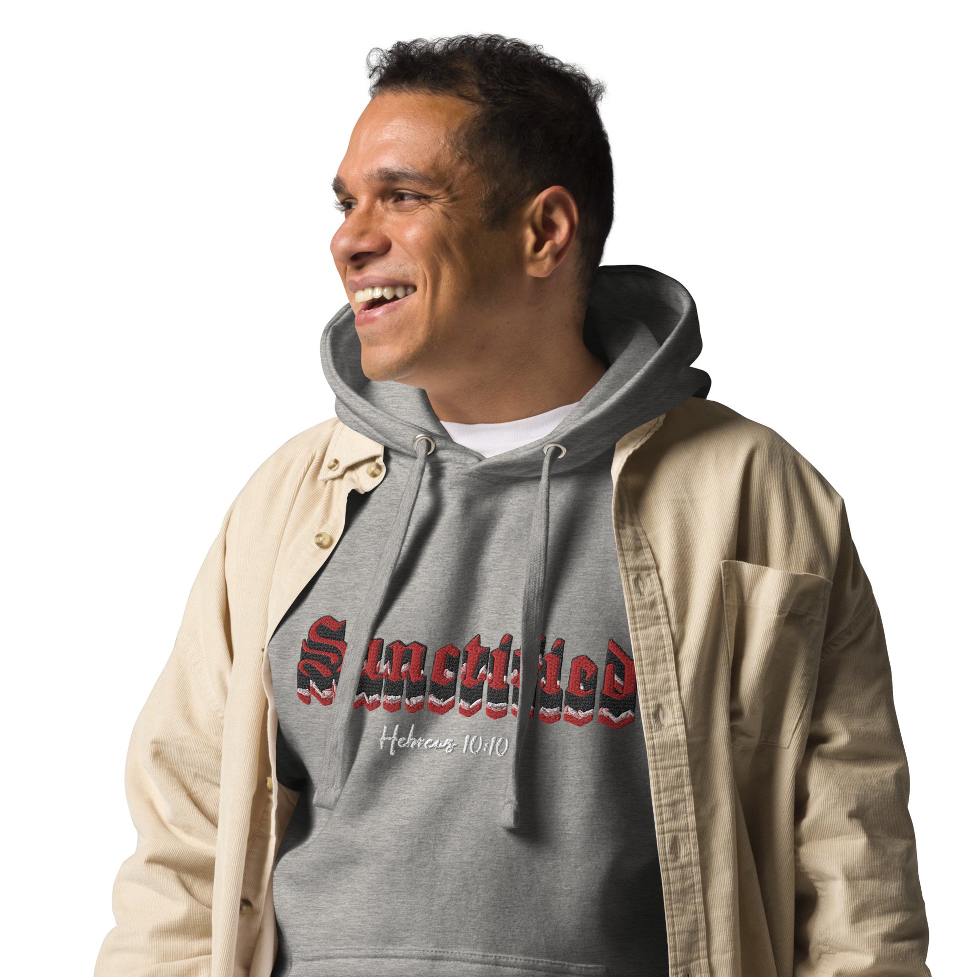 SANCTIFIED SIGNATURE- EMBROIDERED FRONT Unisex Hoodie
