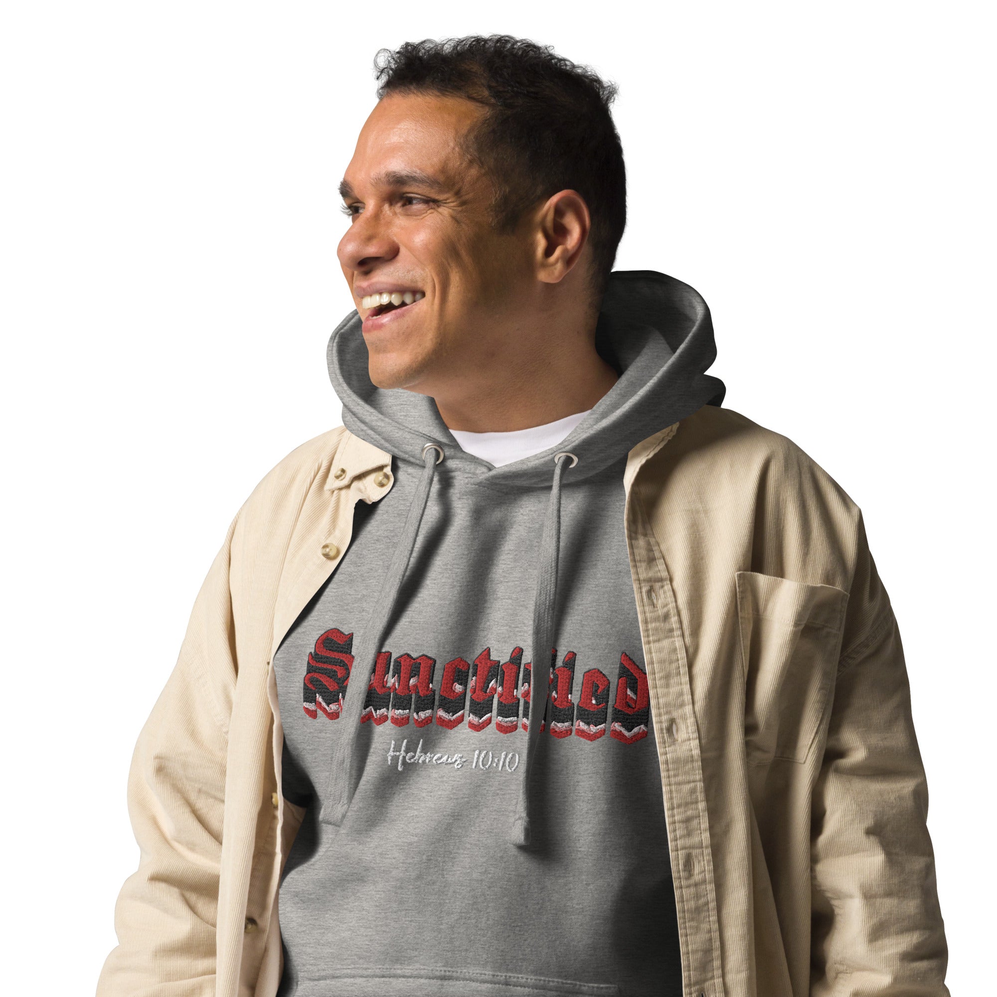 SANCTIFIED SIGNATURE- EMBROIDERED FRONT Unisex Hoodie
