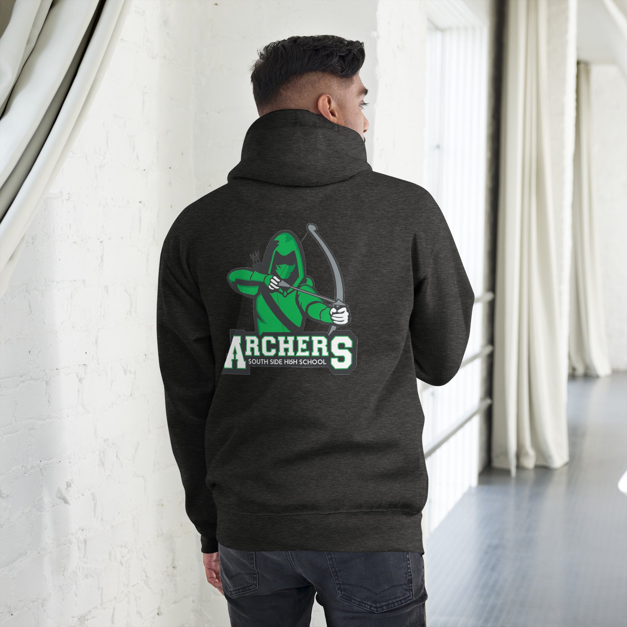 South Side H.S. Embroidered Front Unisex Hoodie