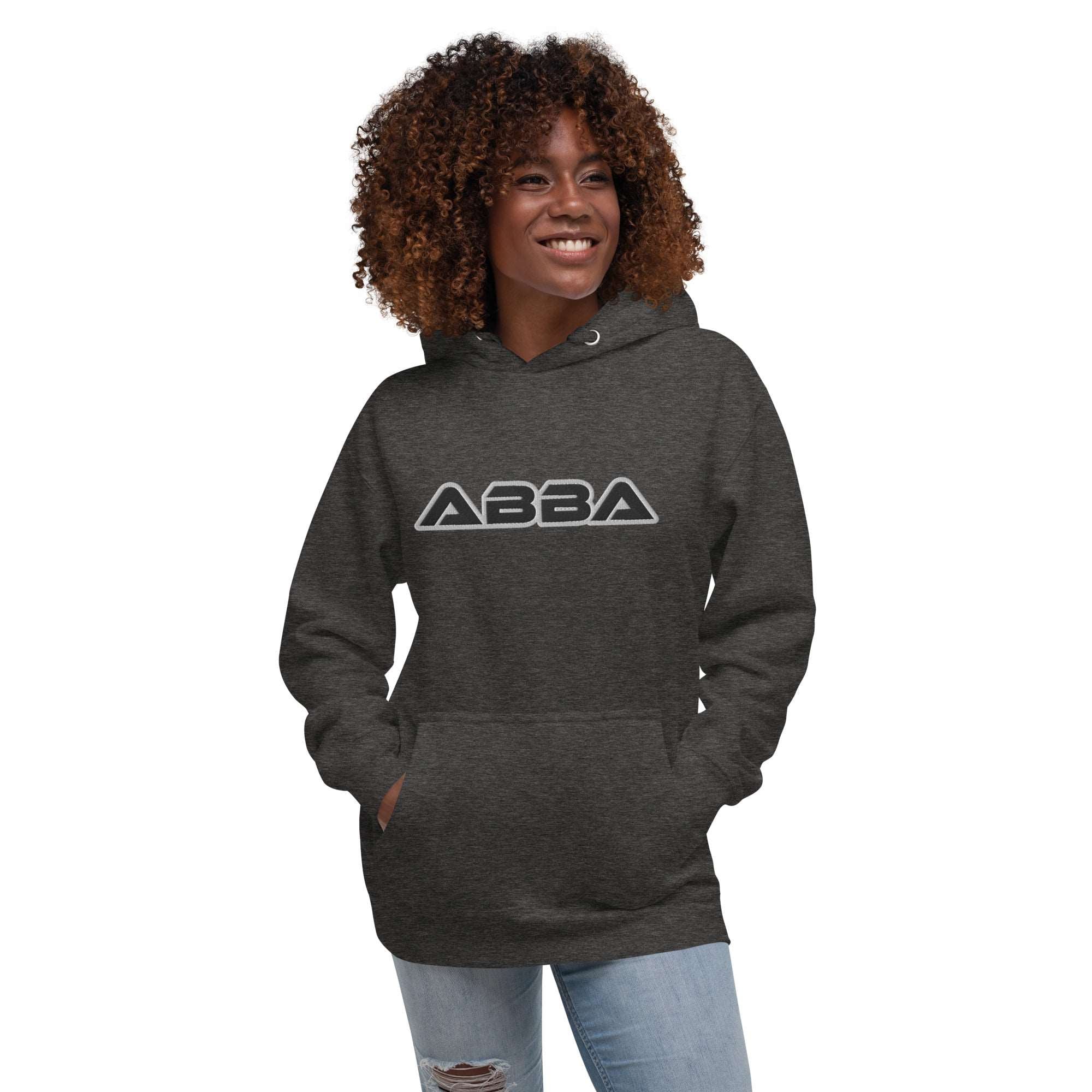 ABBA EMBROIDERED FRONT- Unisex Hoodie