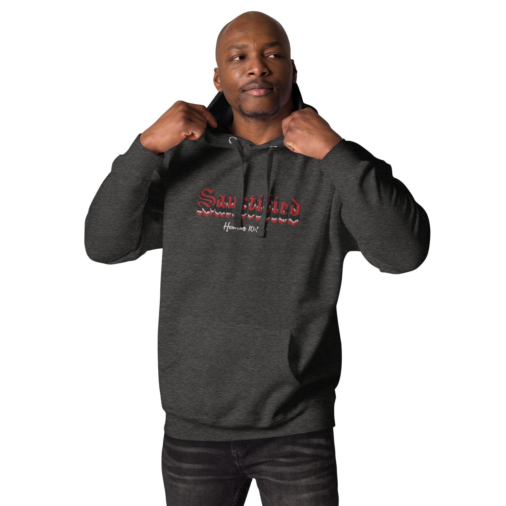 SANCTIFIED SIGNATURE- EMBROIDERED FRONT Unisex Hoodie