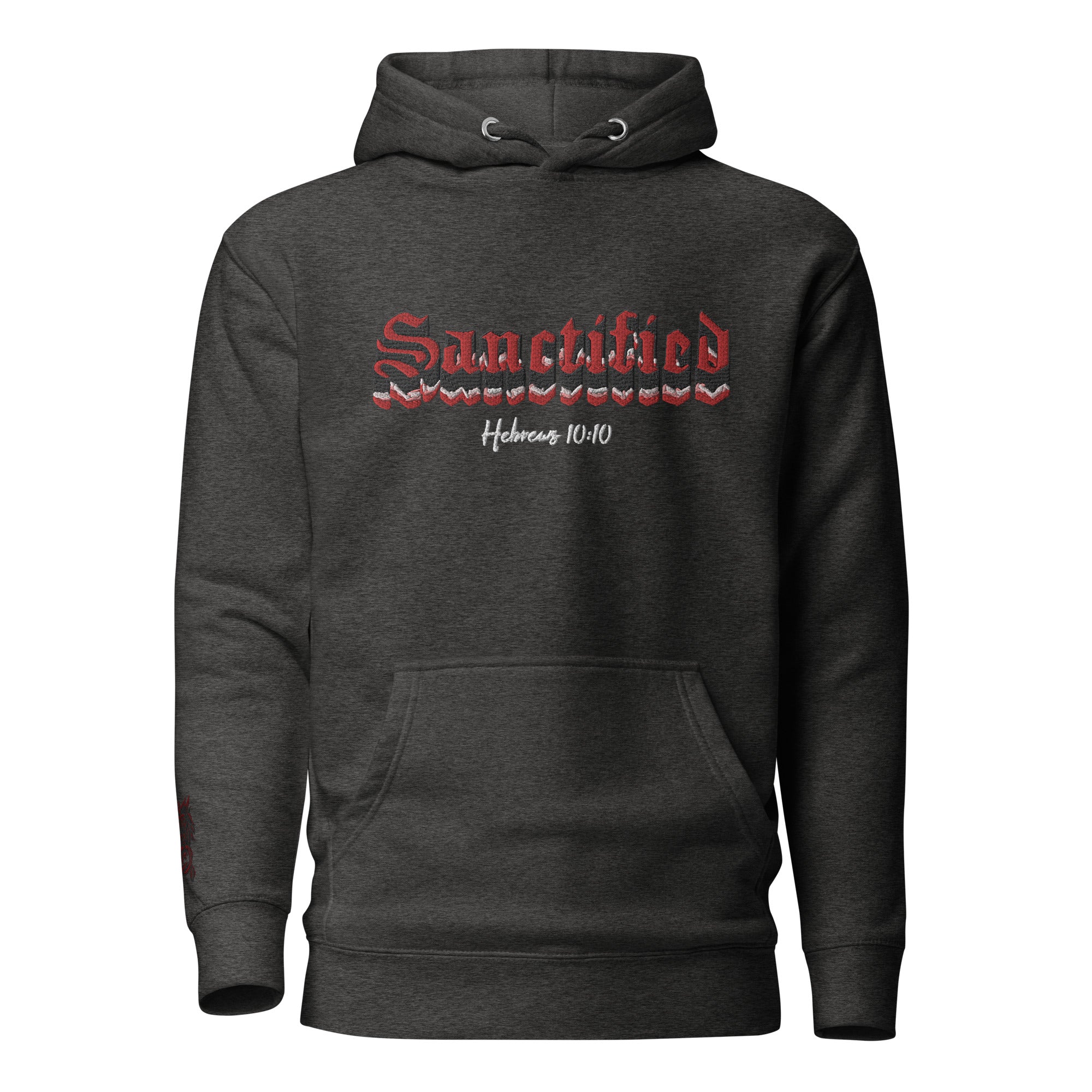 SANCTIFIED SIGNATURE- EMBROIDERED FRONT Unisex Hoodie