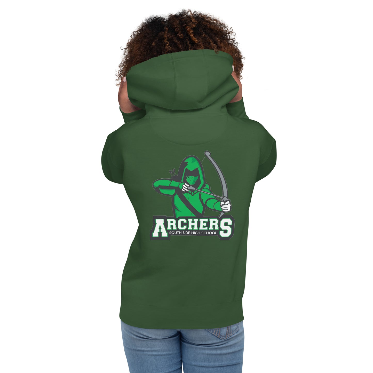 South Side H.S. Embroidered Front Unisex Hoodie