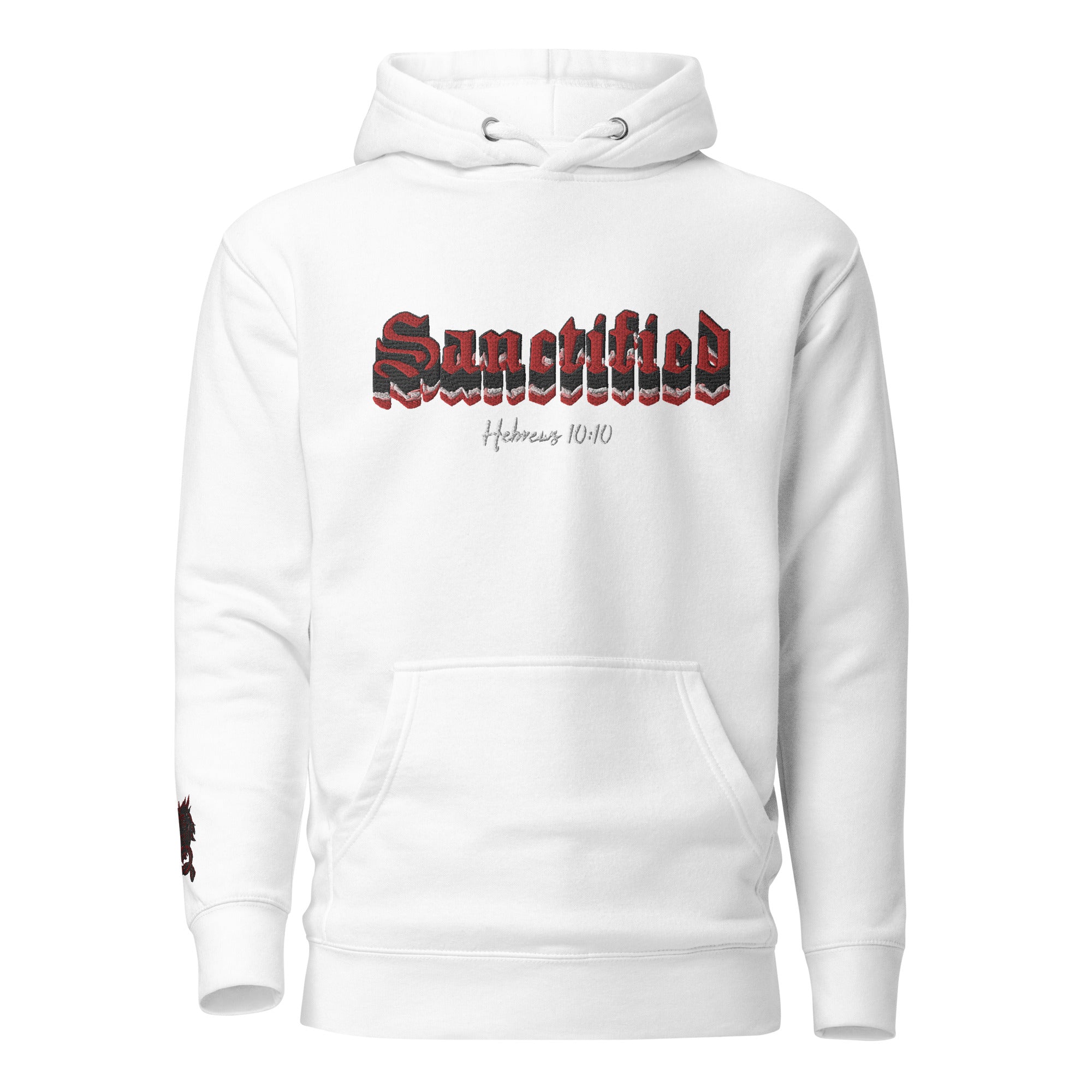 SANCTIFIED SIGNATURE- EMBROIDERED FRONT Unisex Hoodie