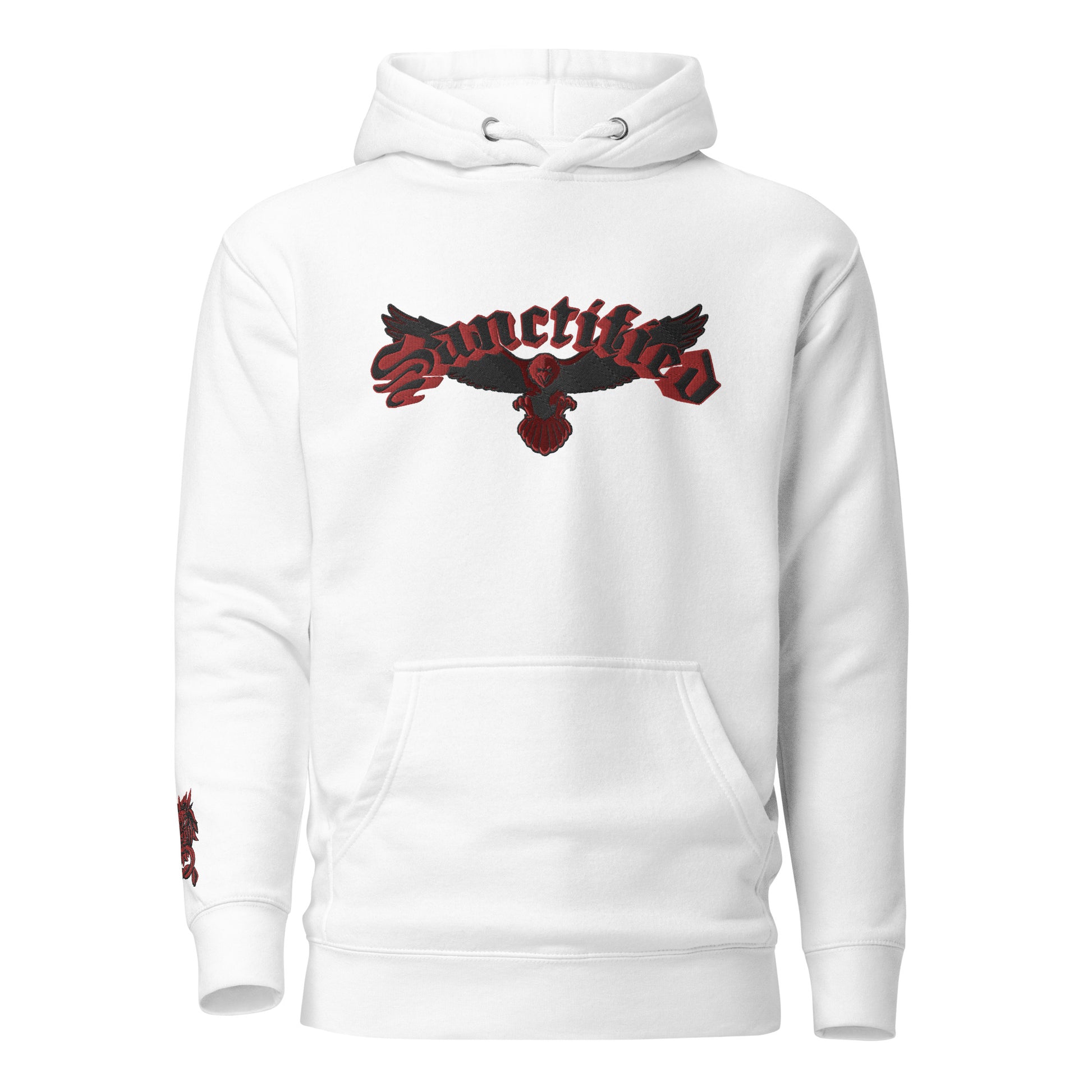 SANCTIFIED SIGNATURE- EMBROIDERED FRONT Unisex Hoodie
