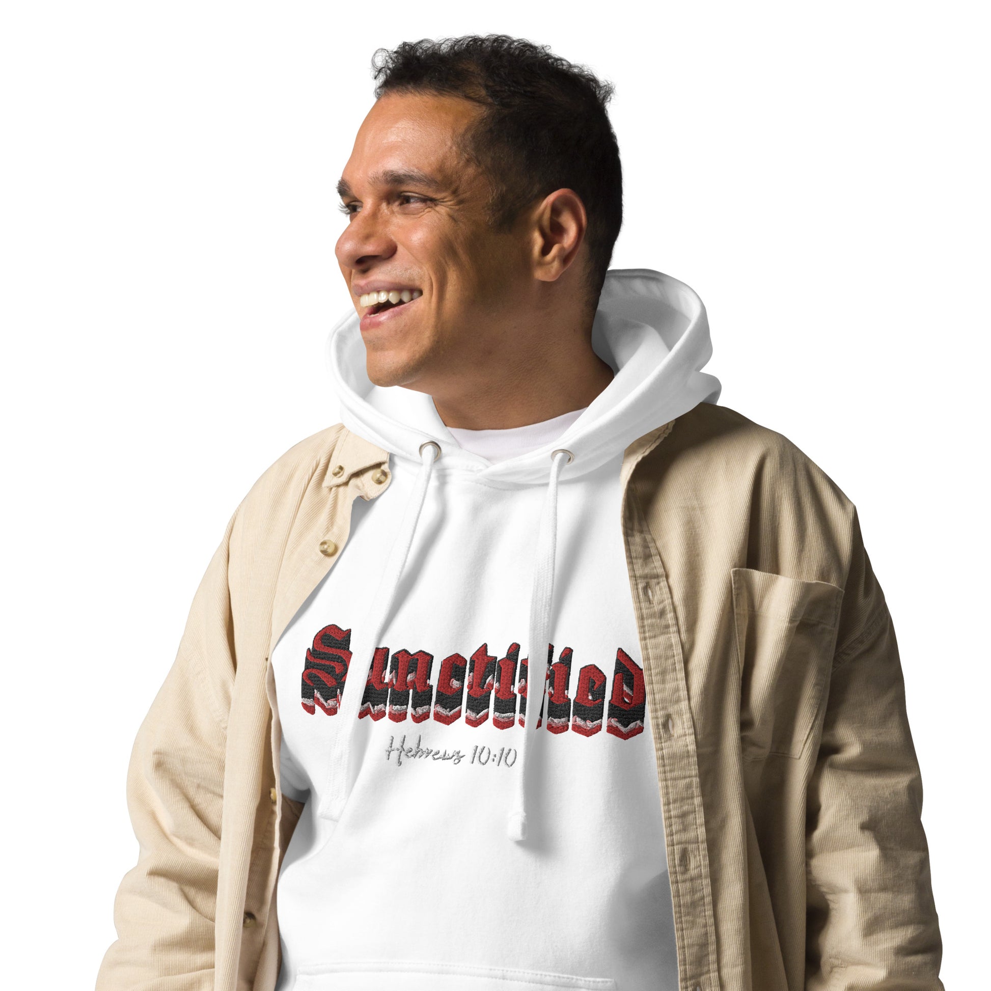 SANCTIFIED SIGNATURE- EMBROIDERED FRONT Unisex Hoodie