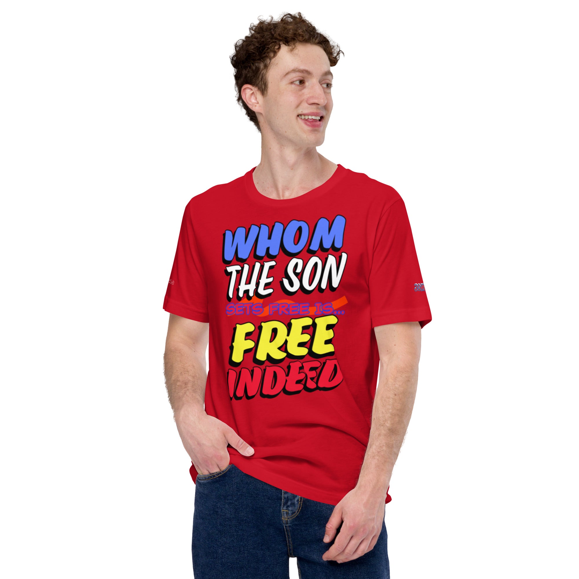 FREE INDEED- Unisex t-shirt