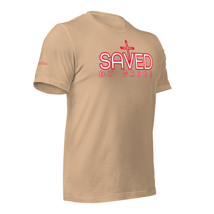 SAVED BY GRACE- Unisex t-shirt