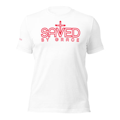 SAVED BY GRACE- Unisex t-shirt