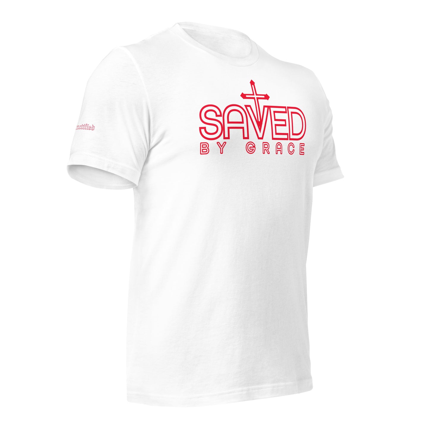 SAVED BY GRACE- Unisex t-shirt