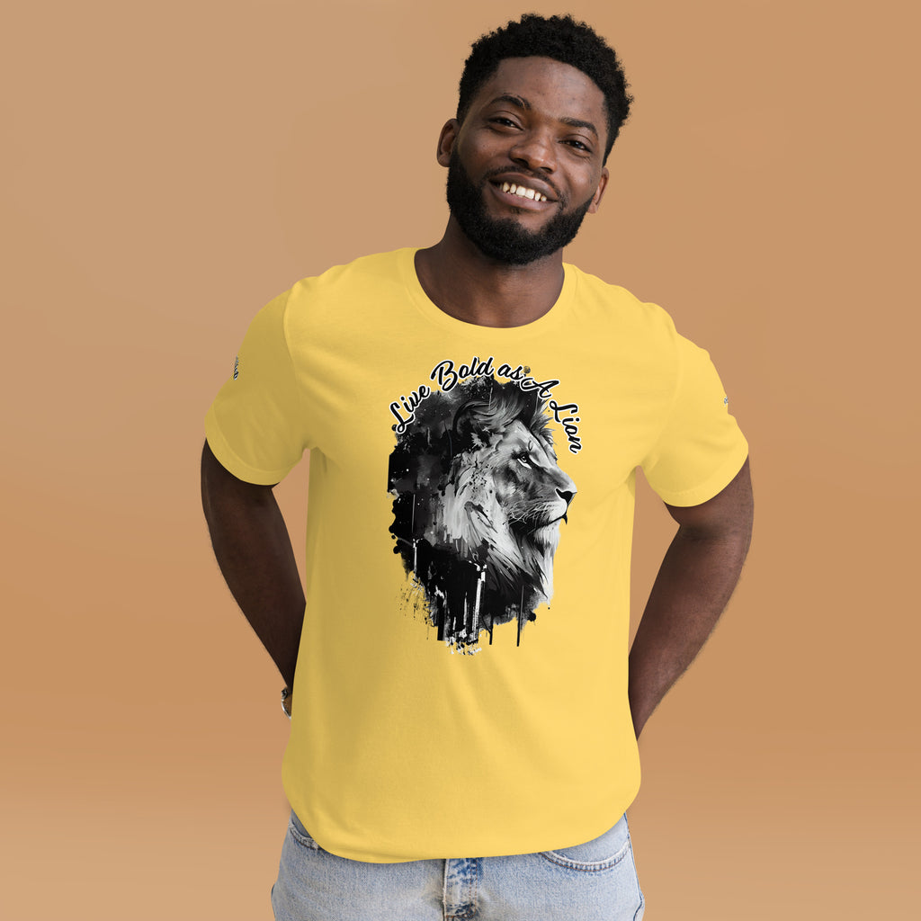 BOLD AS A LION- Unisex t-shirt