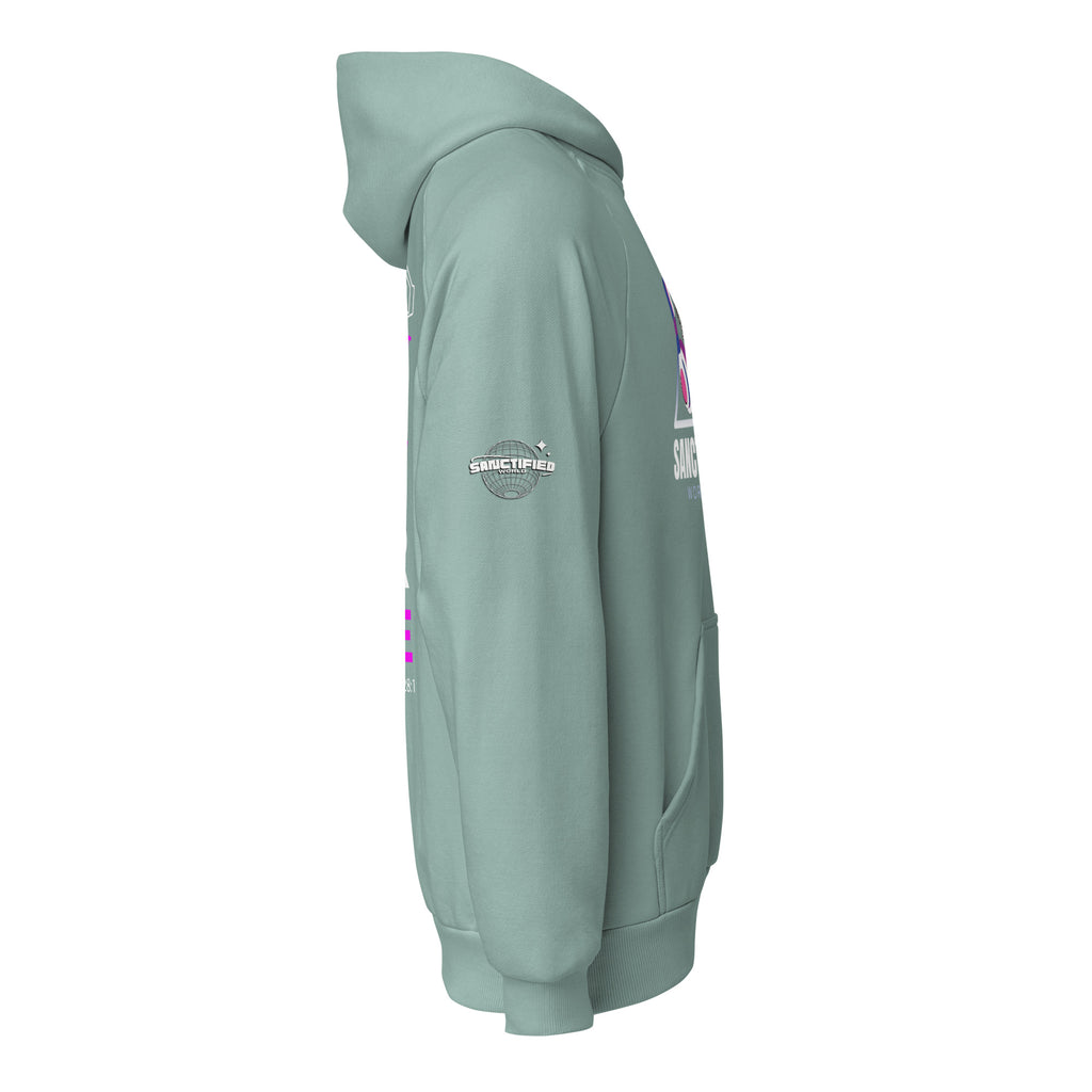 SANCTIFIED WORSHIP- Unisex Super Heavyweight Hoodie | Lane Seven LS17001, FREE SHIPPING