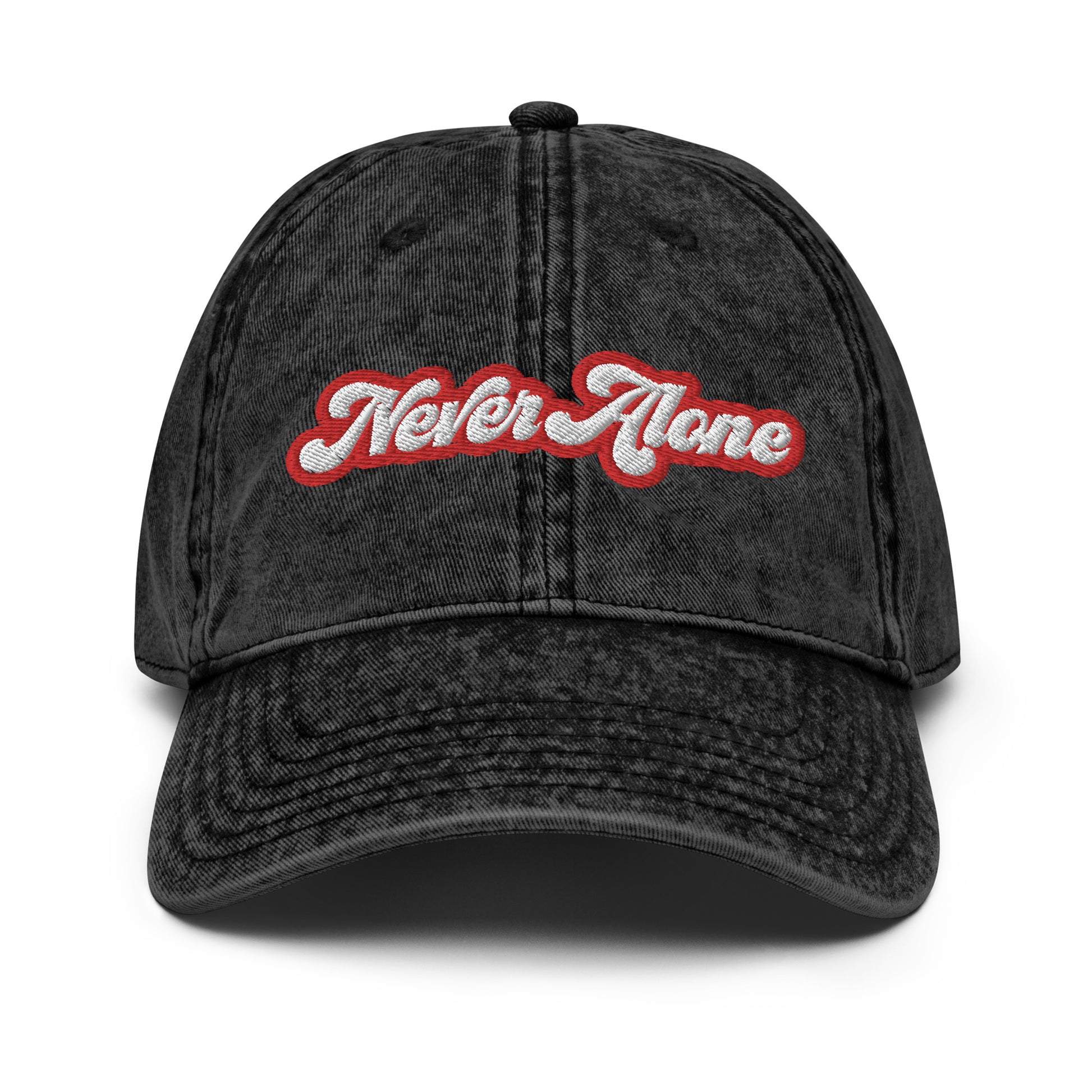 Never Alone- Vintage Cotton Twill Cap