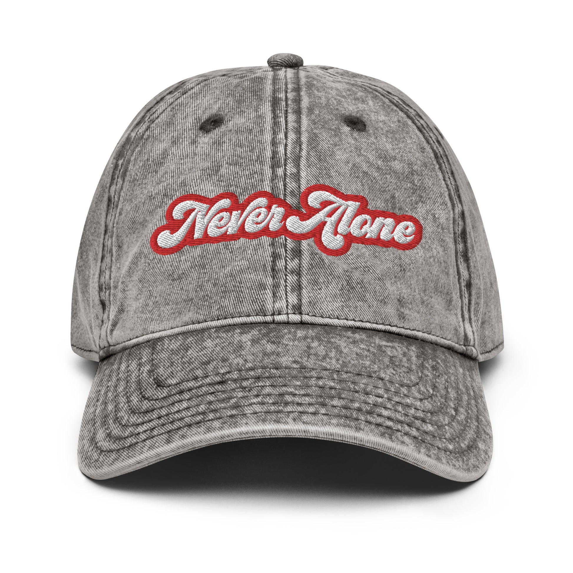 Never Alone- Vintage Cotton Twill Cap