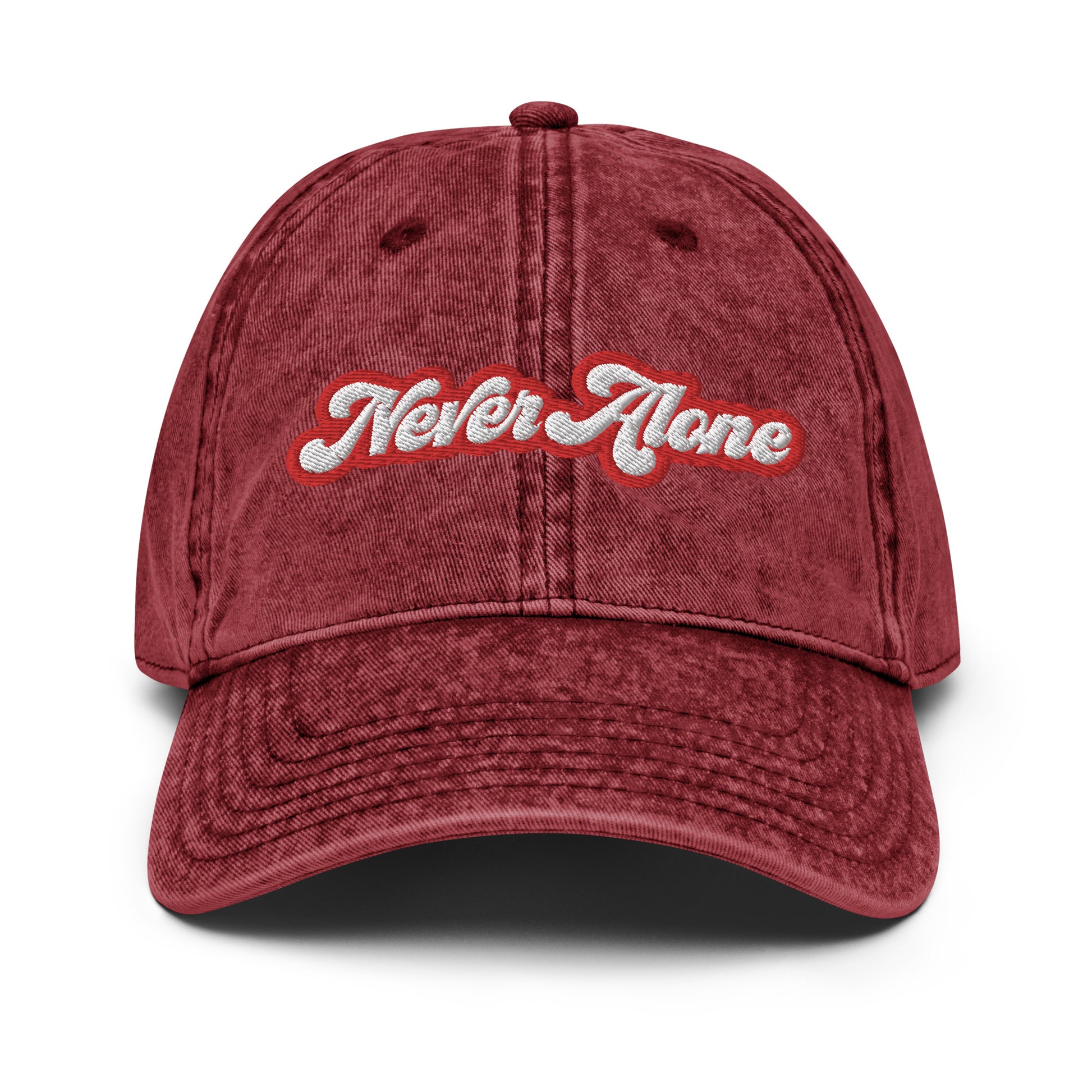 Never Alone- Vintage Cotton Twill Cap