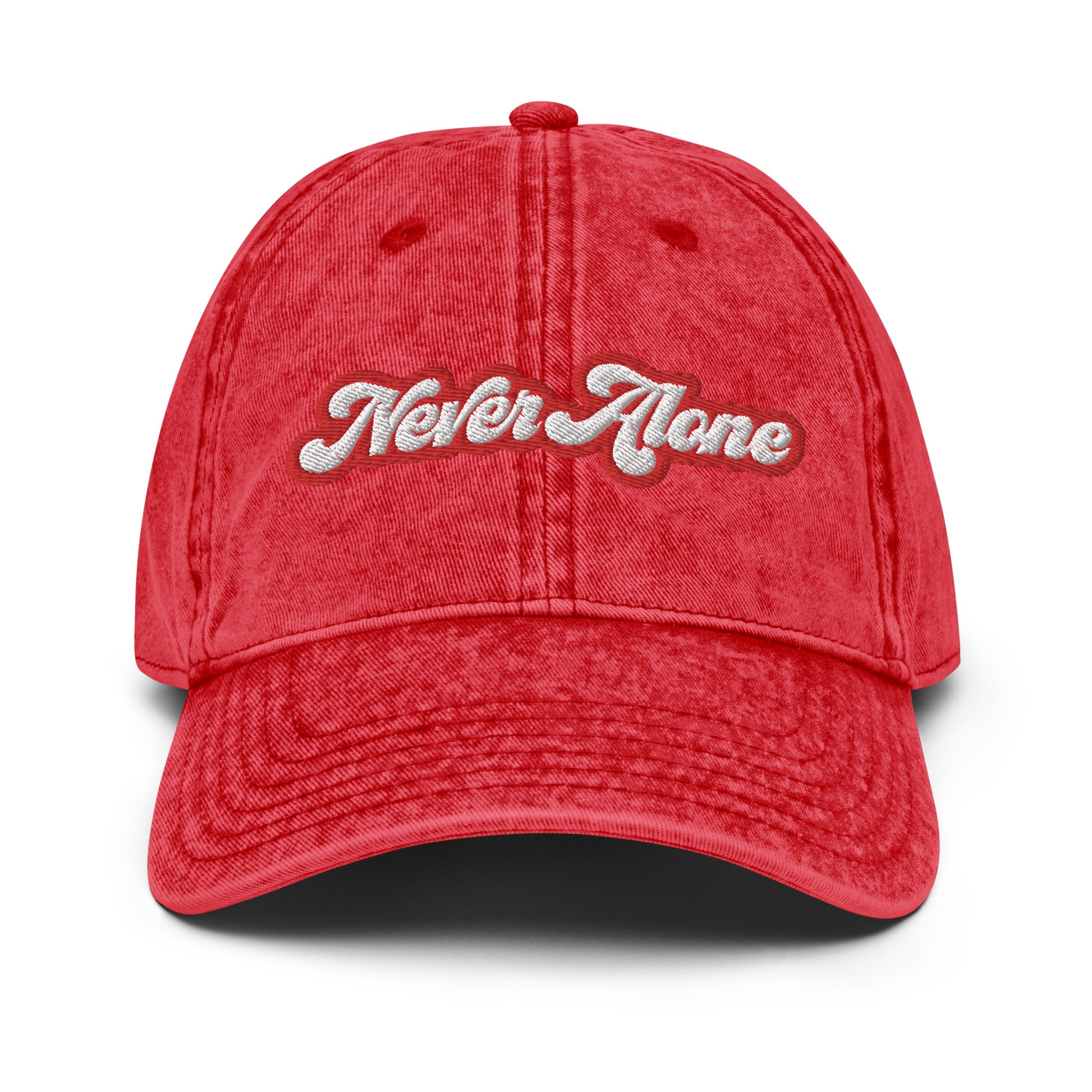 Never Alone- Vintage Cotton Twill Cap