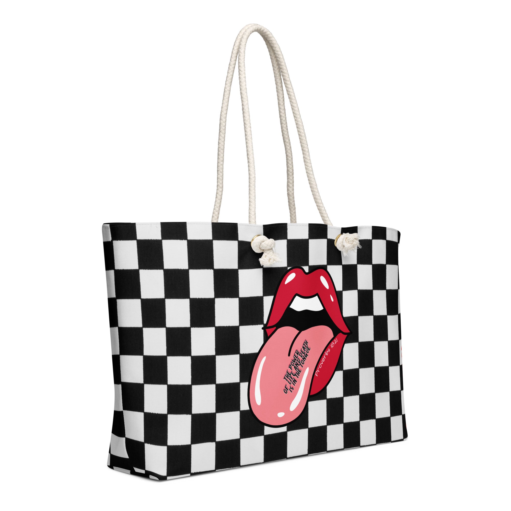 POWER OF LIFE AND DEATH- Oversized weekender bag, FREE SHIPPING