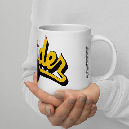 Snider H.S. White glossy mug 20 oz.