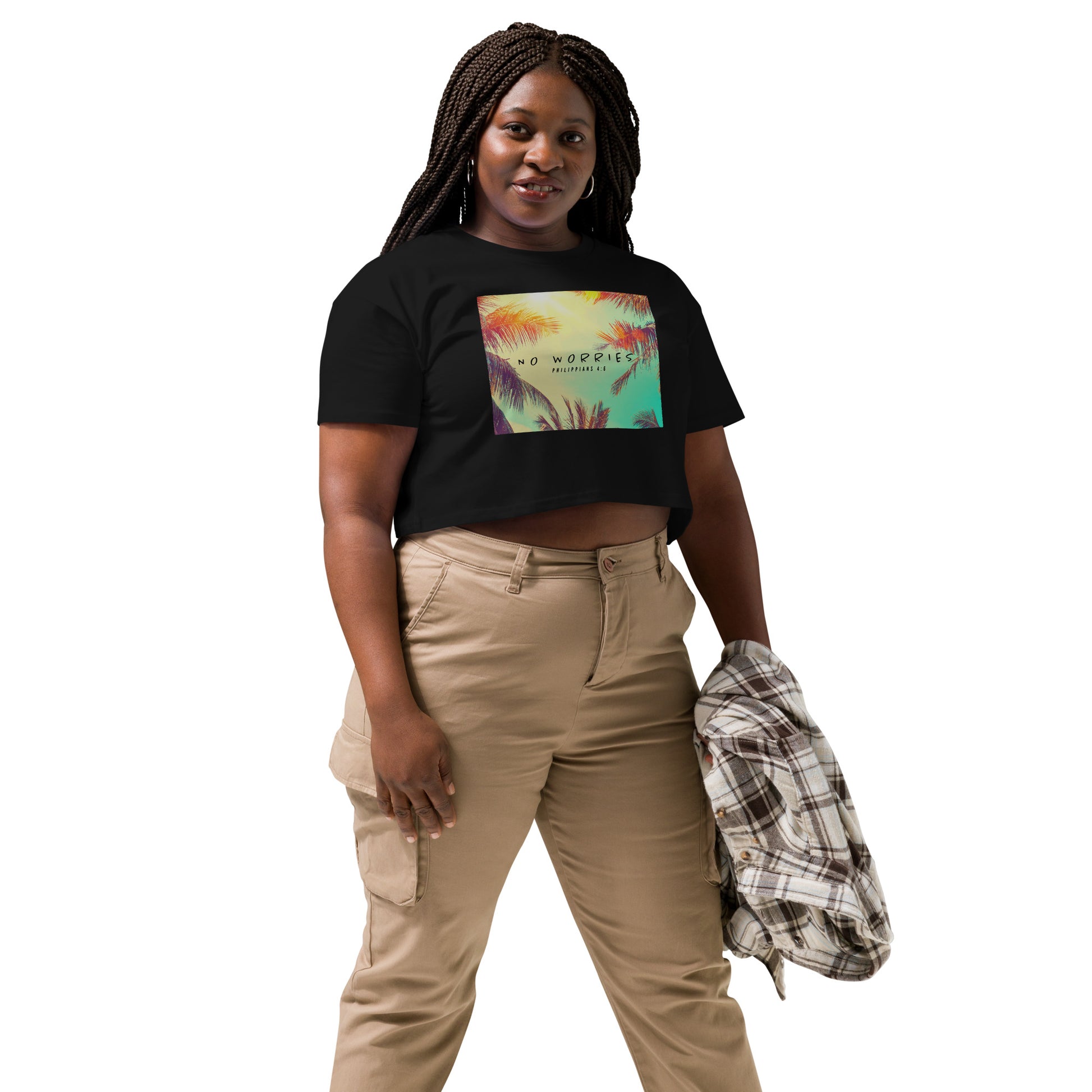 NO WORRIES- Women’s crop top