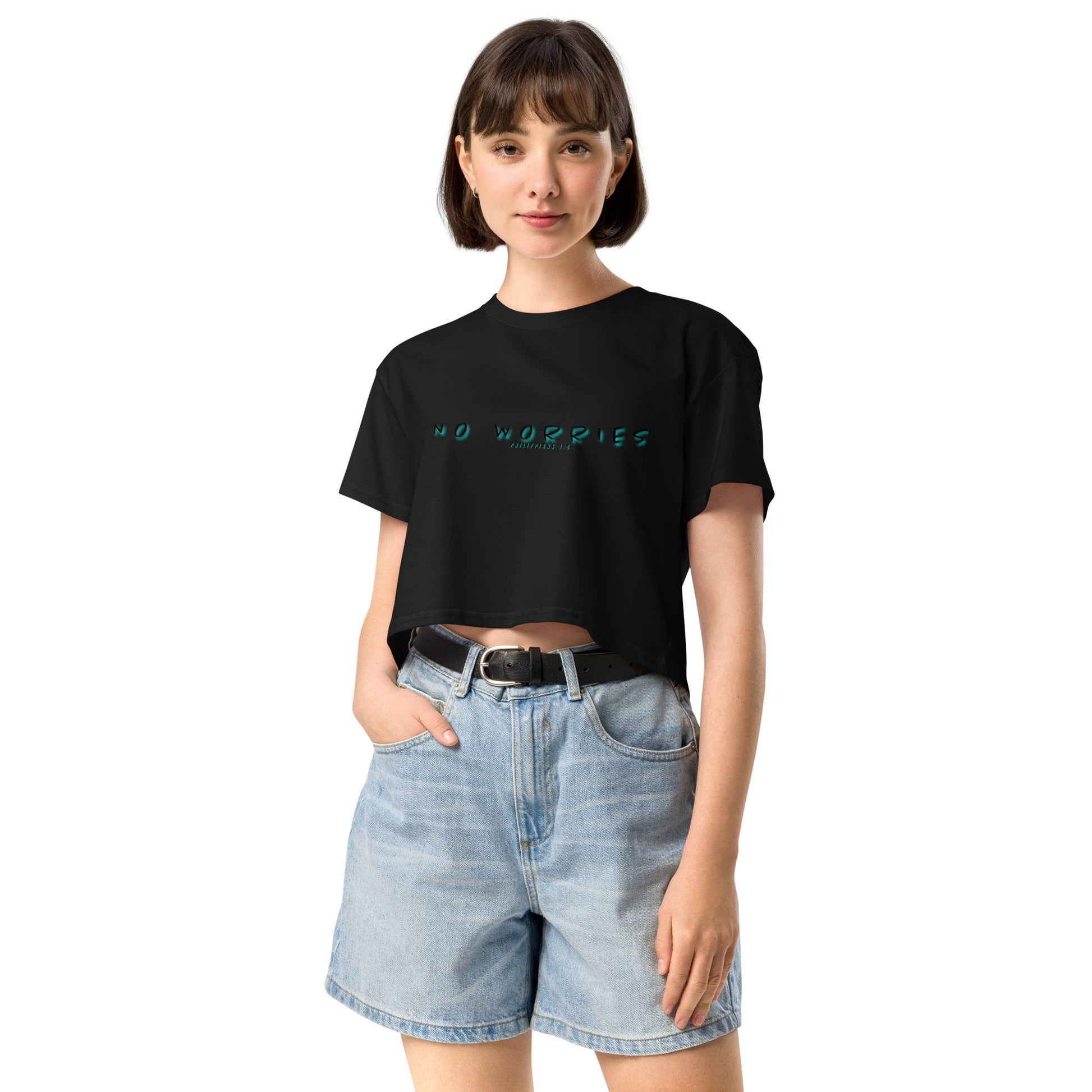 NO WORRIES- Women’s crop top
