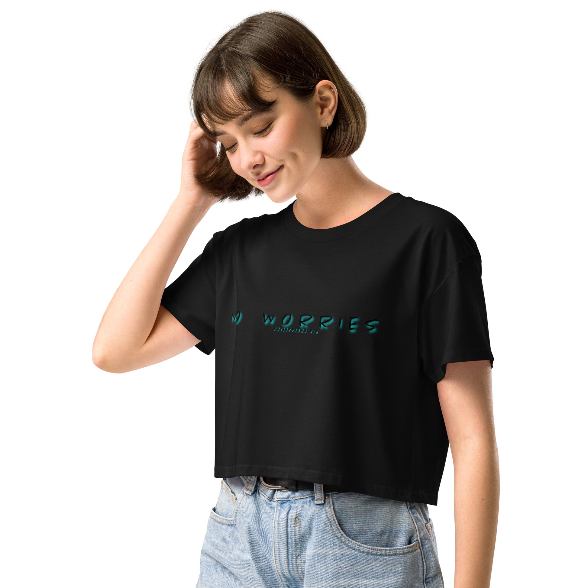 NO WORRIES- Women’s crop top