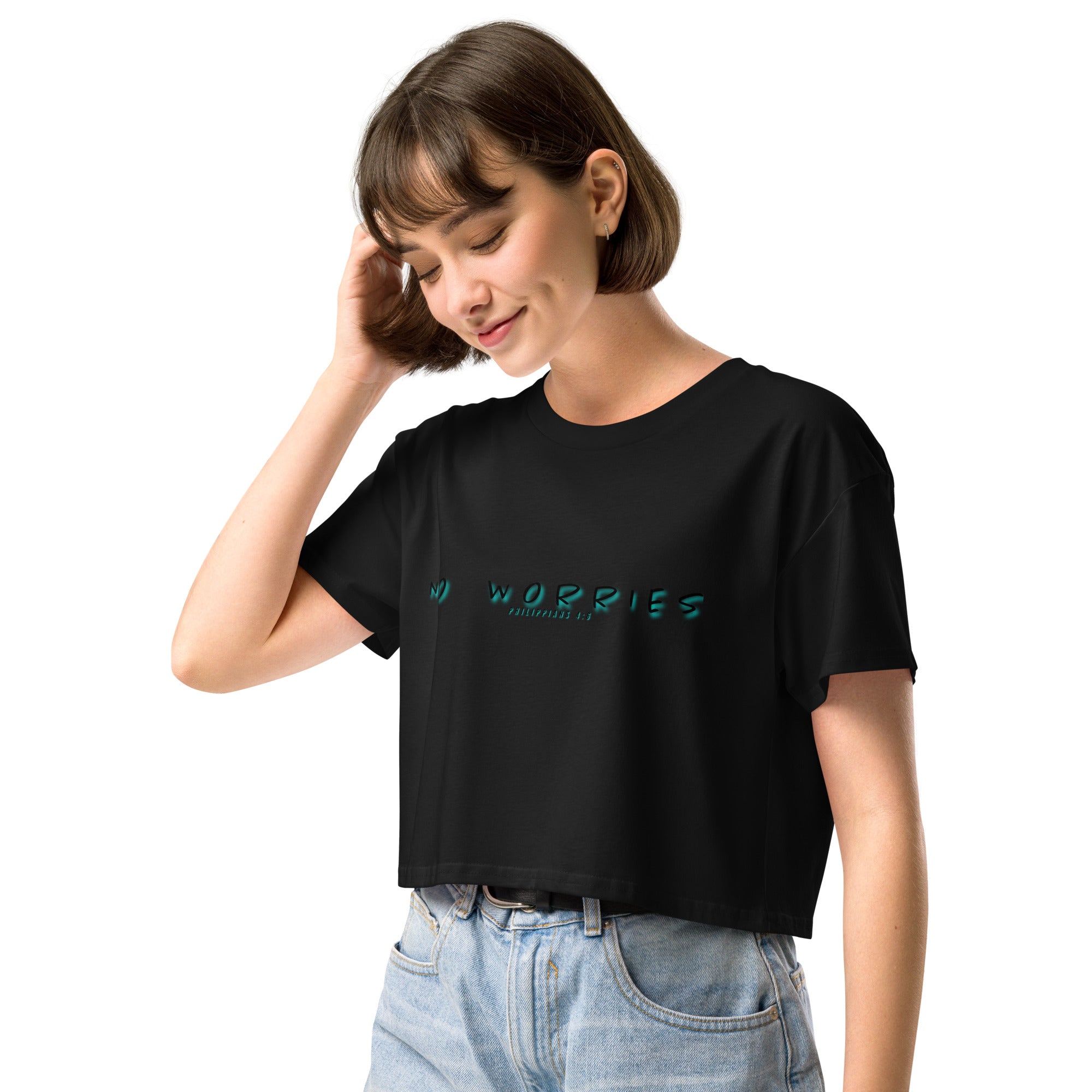 NO WORRIES- Women’s crop top