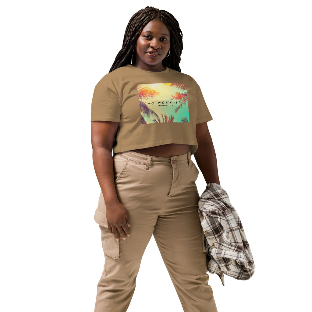NO WORRIES- Women’s crop top