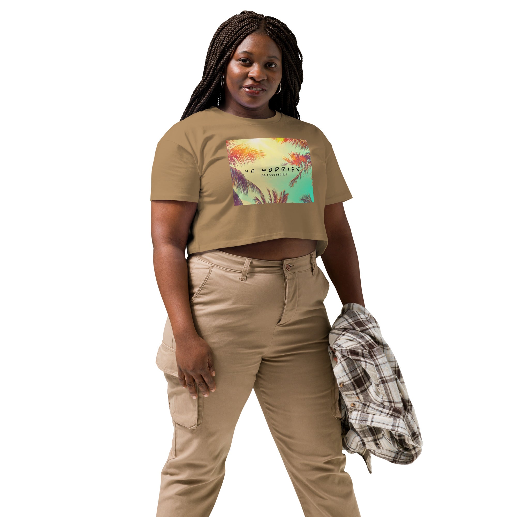 NO WORRIES- Women’s crop top