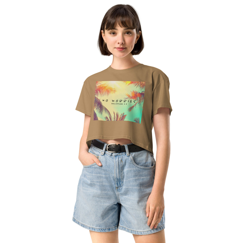 NO WORRIES- Women’s crop top