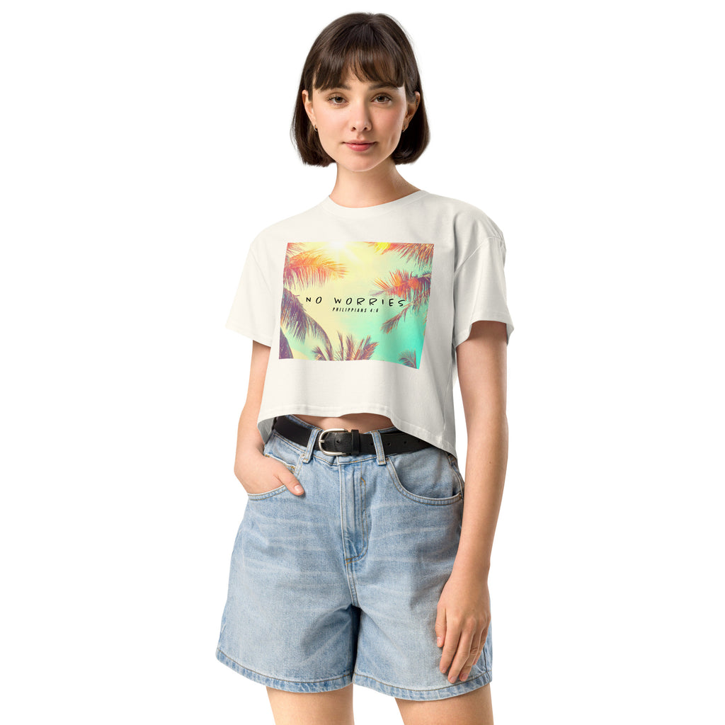 NO WORRIES- Women’s crop top