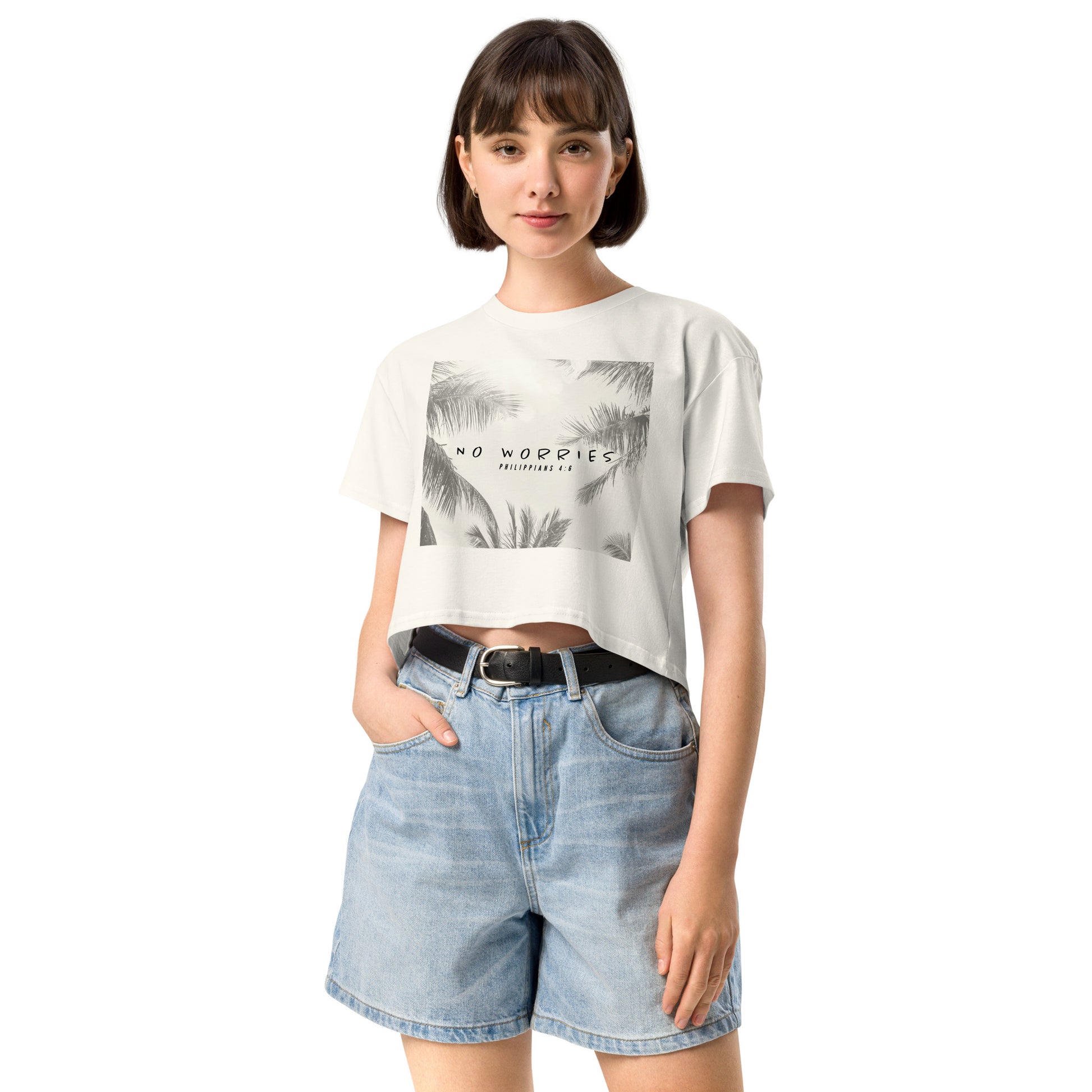 NO WORRIES- Women’s crop top