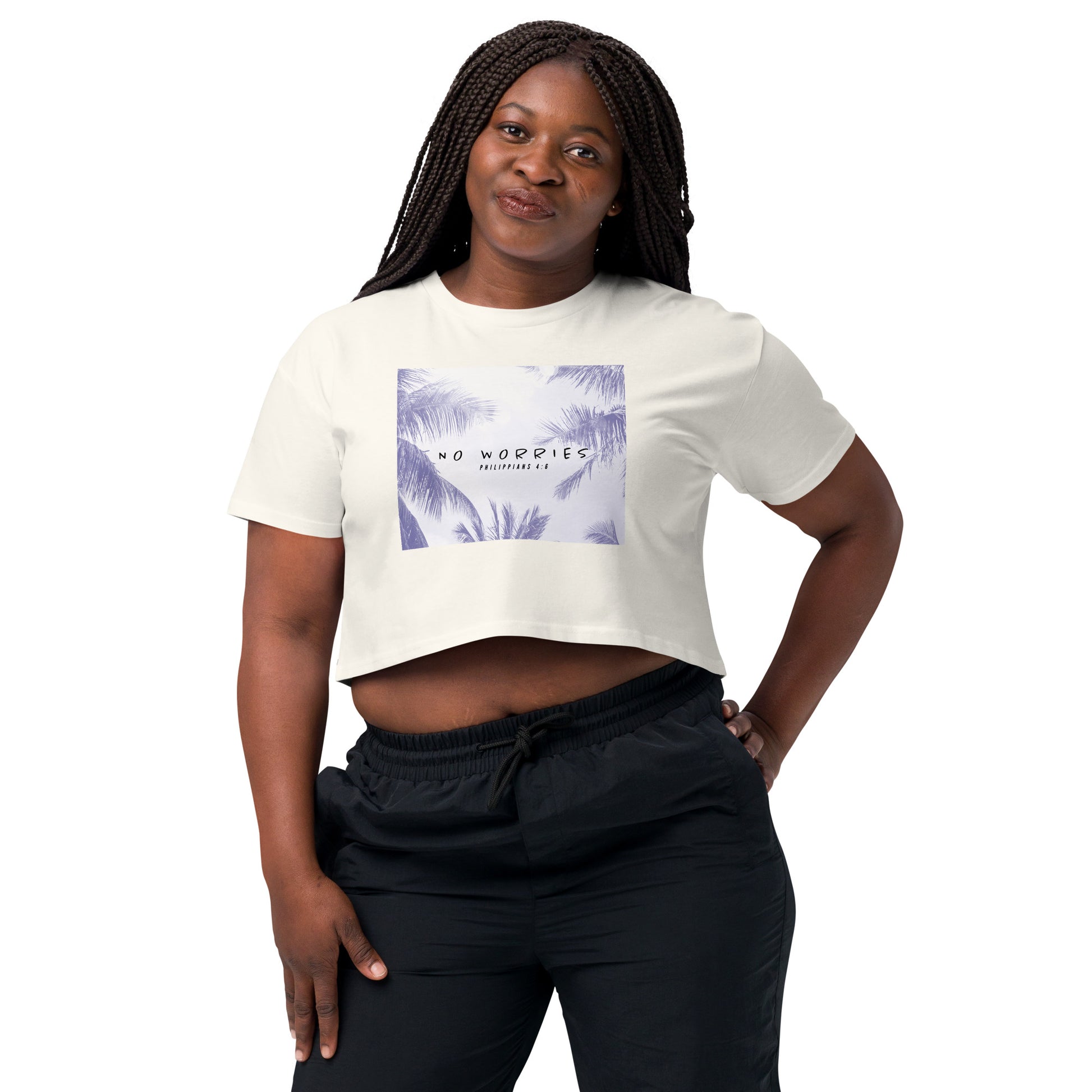 NO WORRIES- Women’s crop top