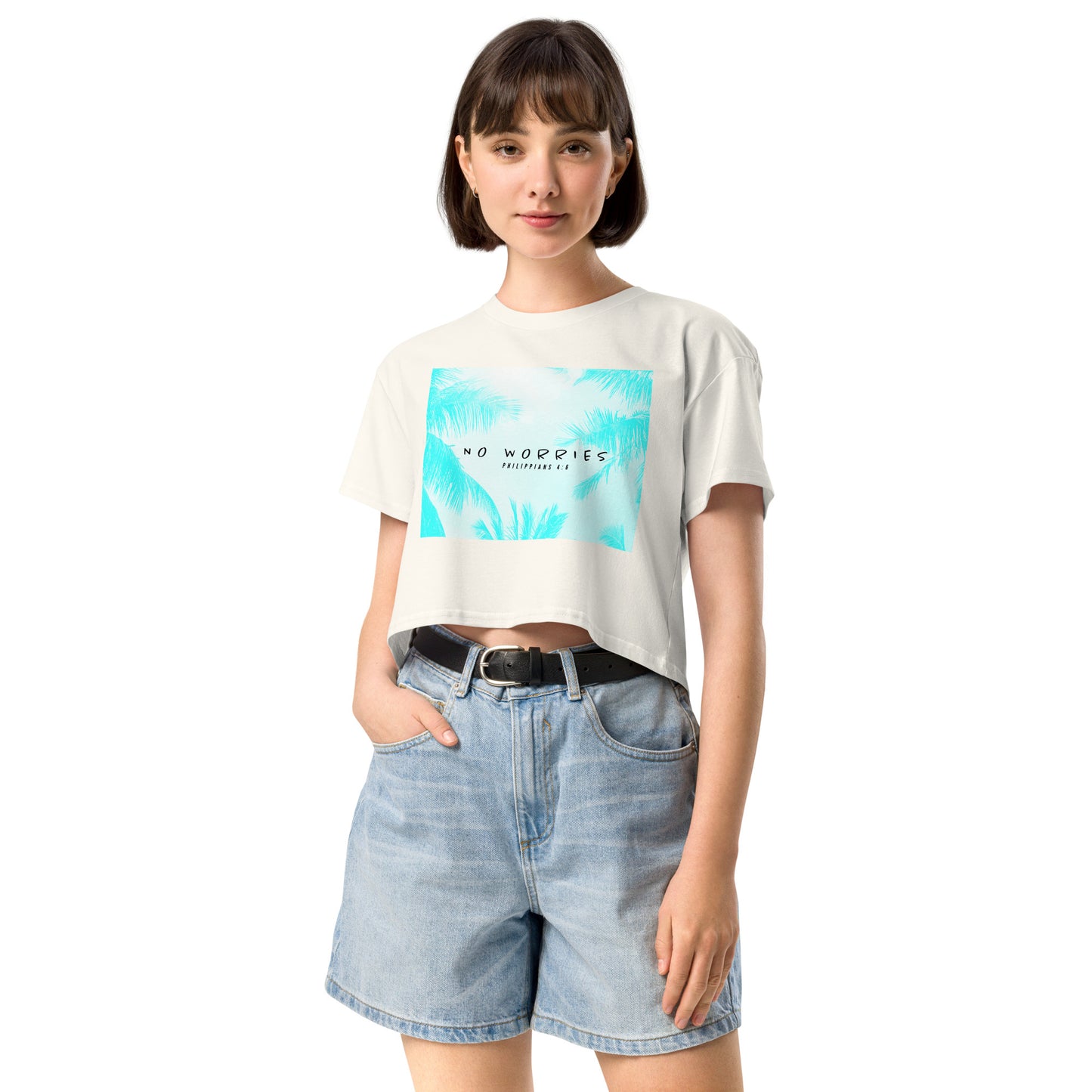 NO WORRIES- Women’s crop top