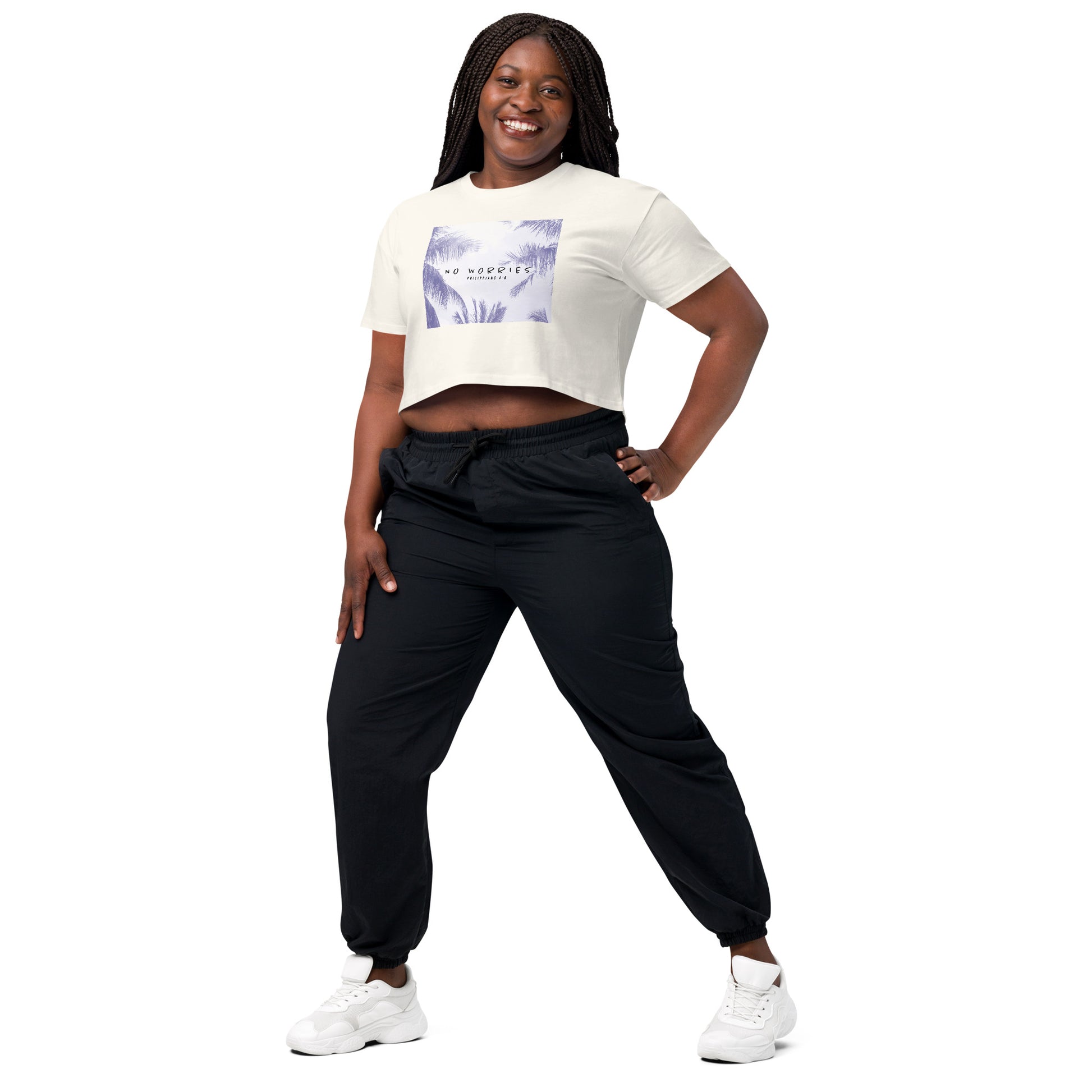 NO WORRIES- Women’s crop top