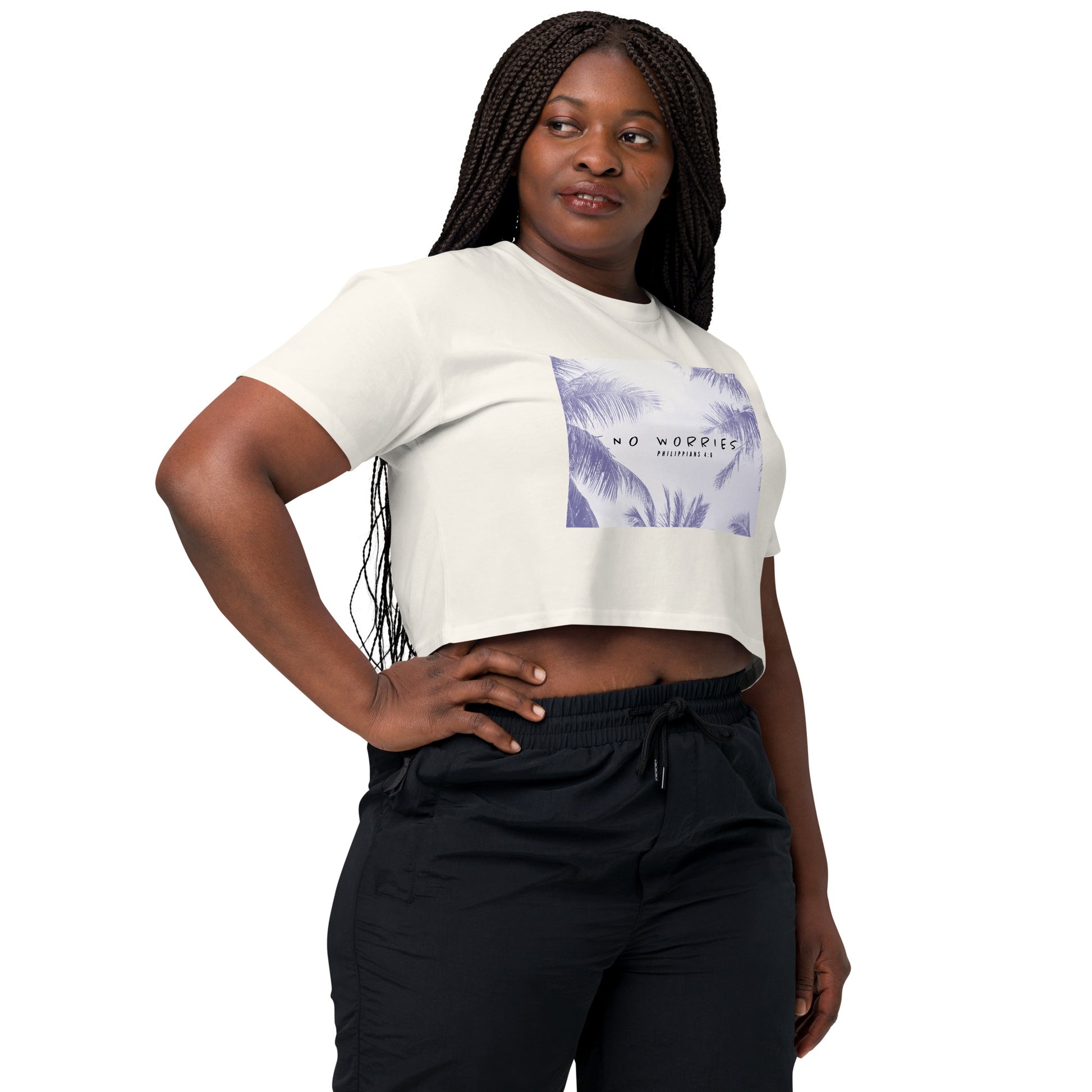 NO WORRIES- Women’s crop top