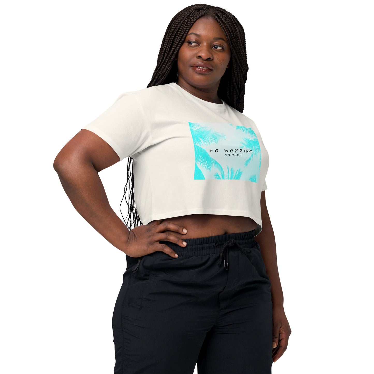 NO WORRIES- Women’s crop top