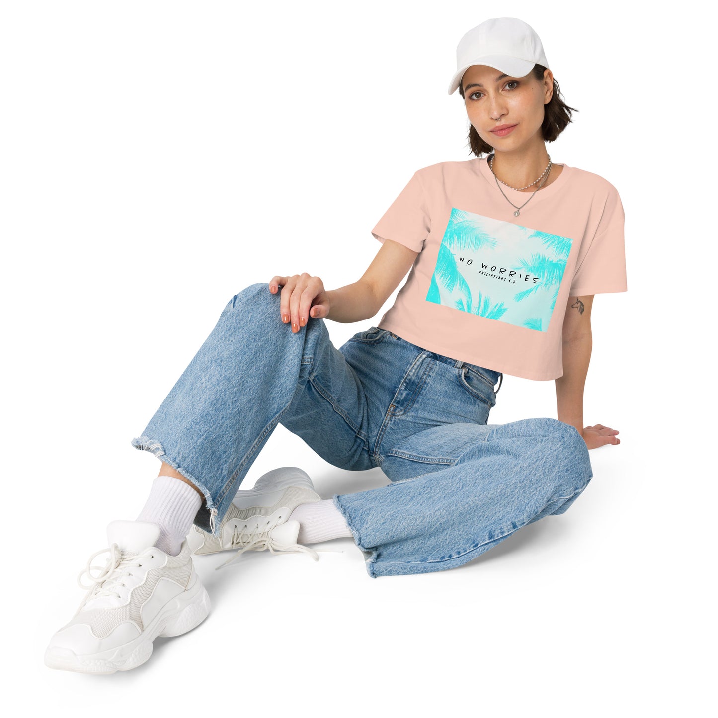 NO WORRIES- Women’s crop top
