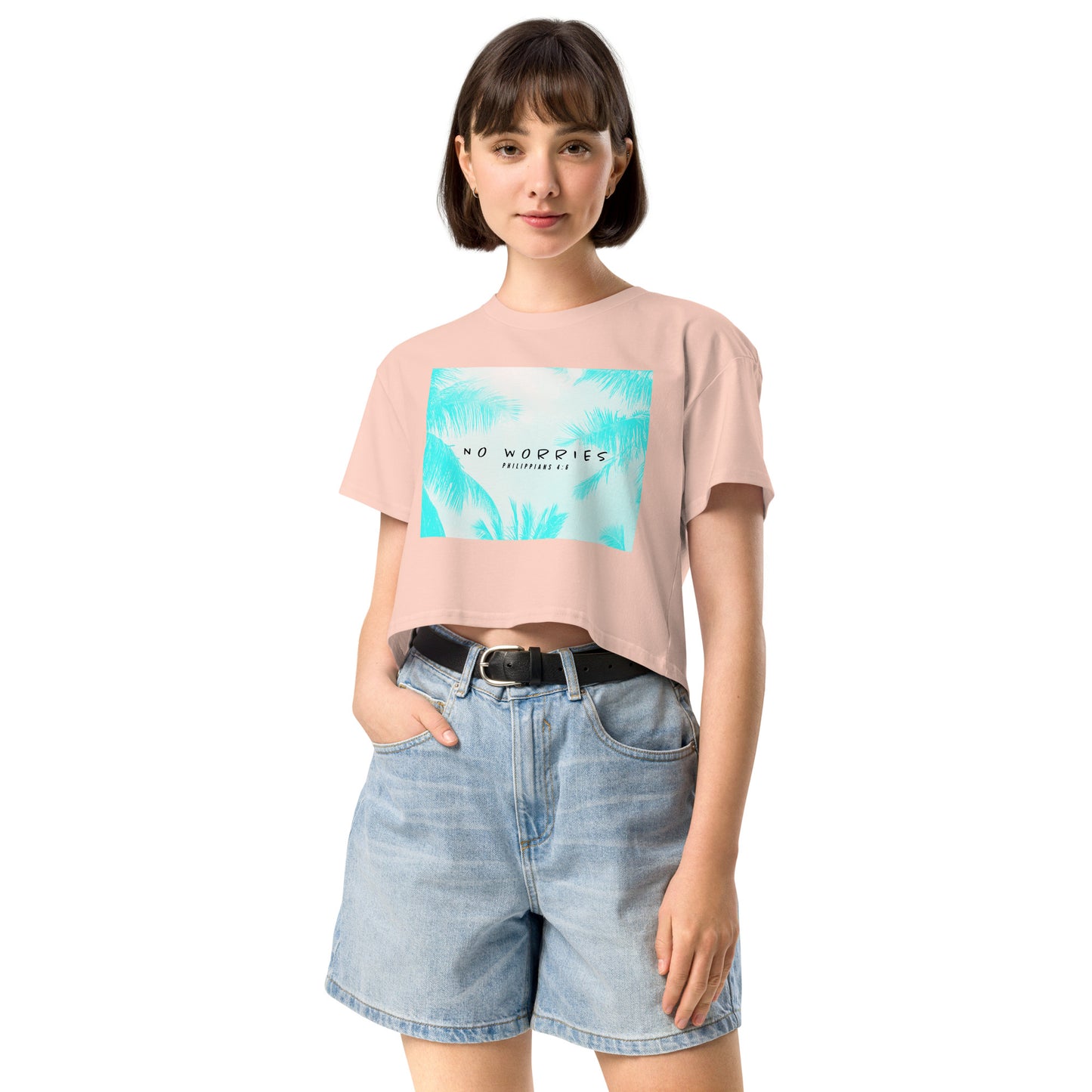 NO WORRIES- Women’s crop top