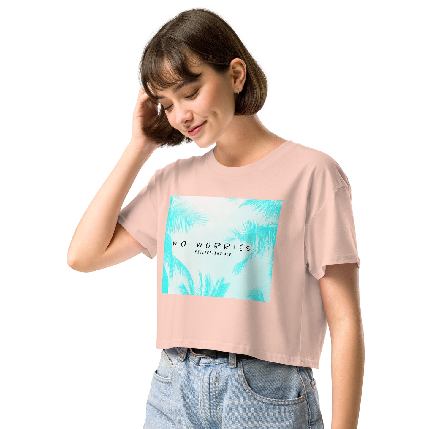 NO WORRIES- Women’s crop top