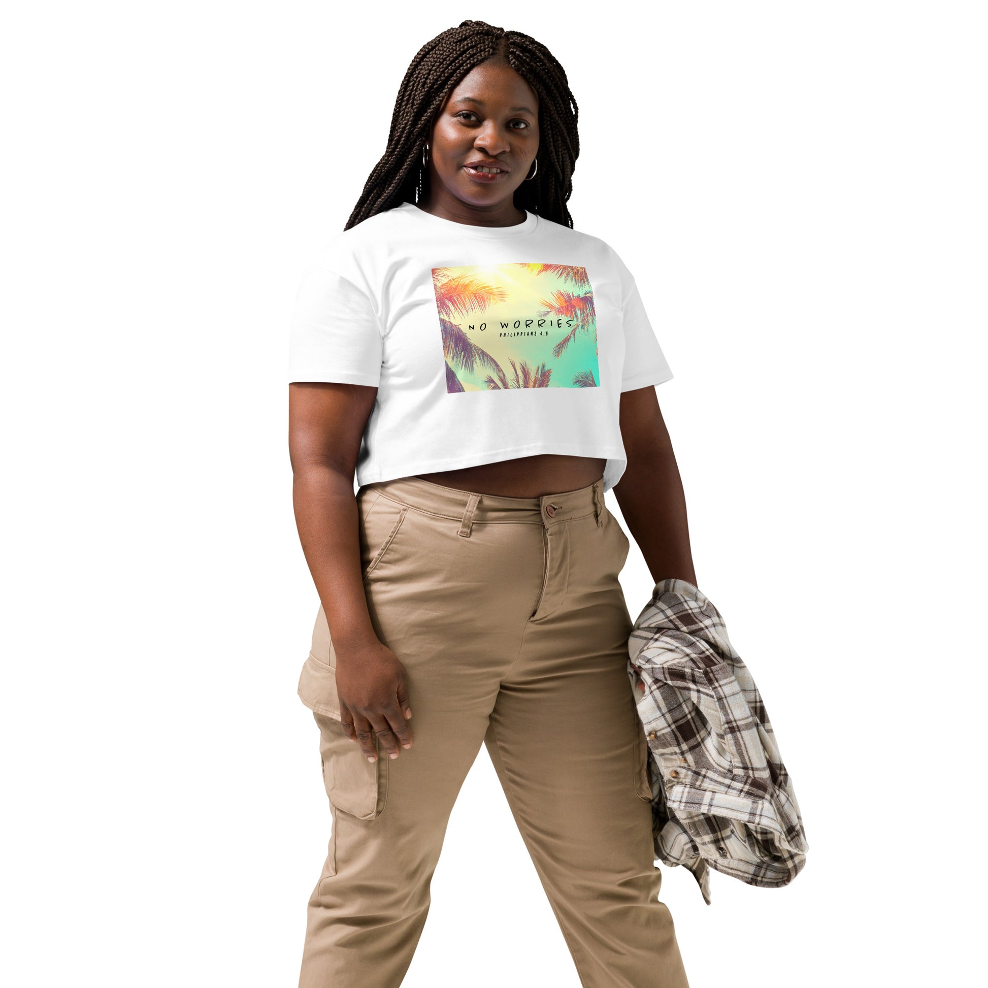 NO WORRIES- Women’s crop top
