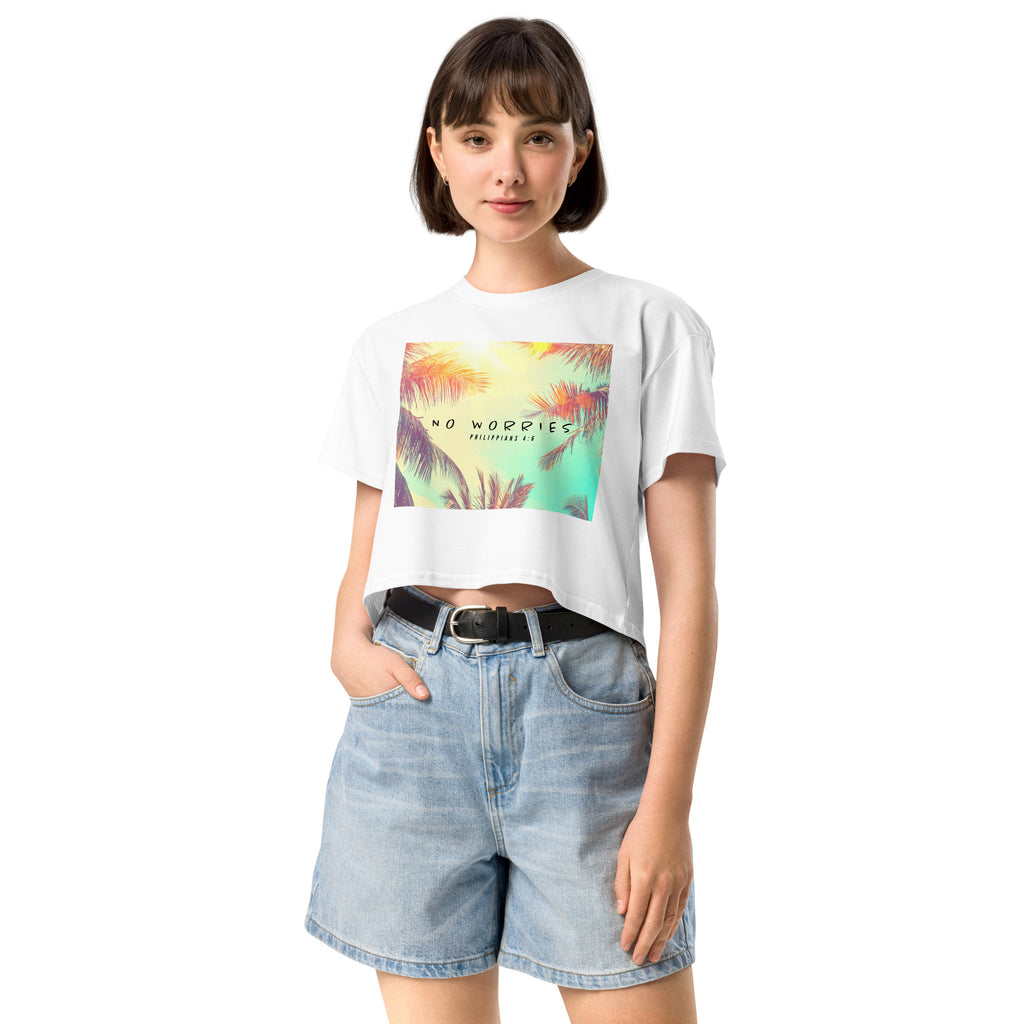 NO WORRIES- Women’s crop top