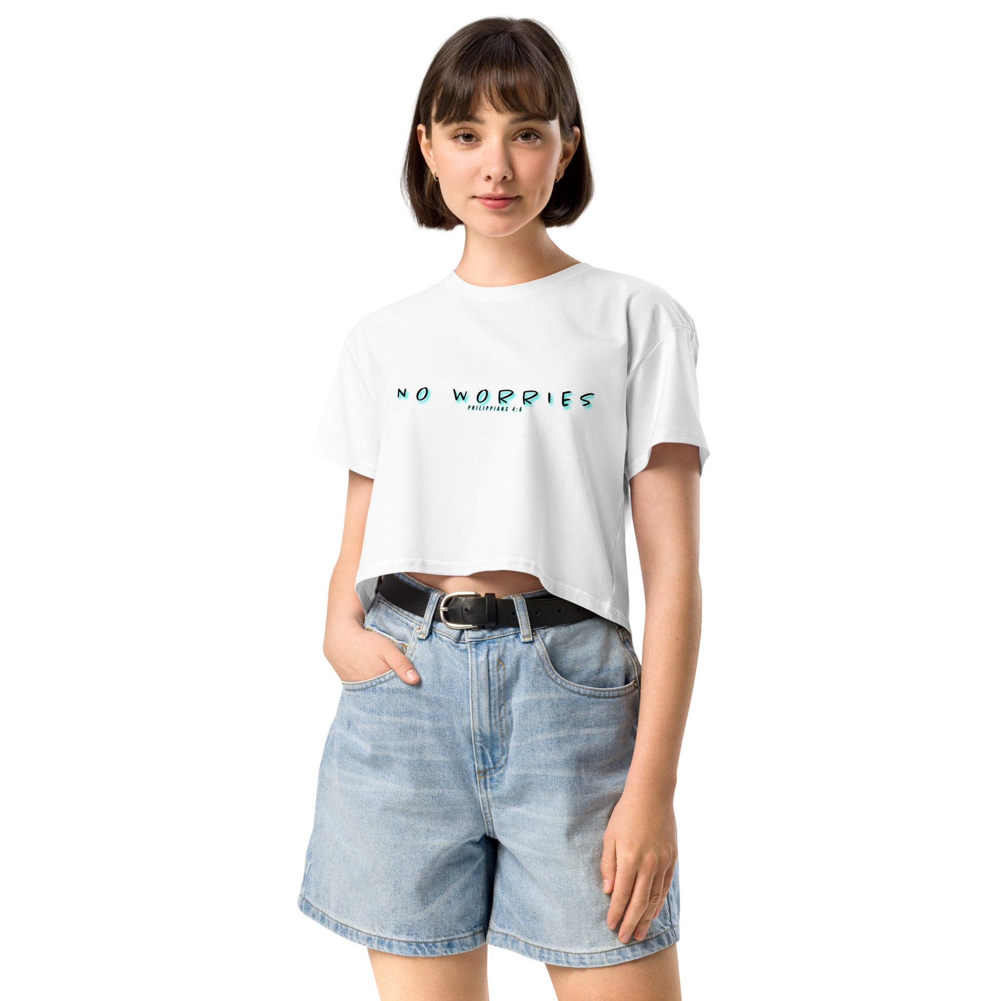 NO WORRIES- Women’s crop top