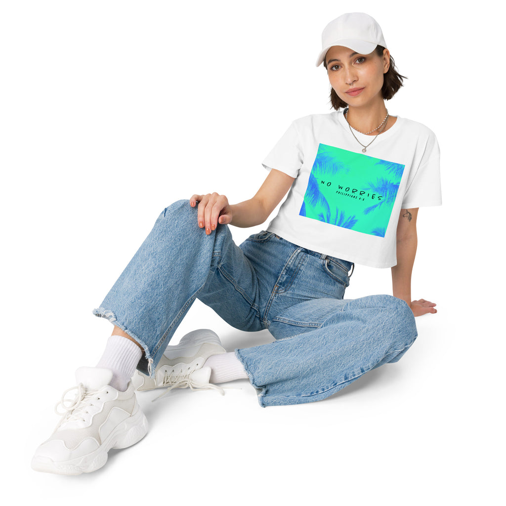 NO WORRIES- Women’s crop top