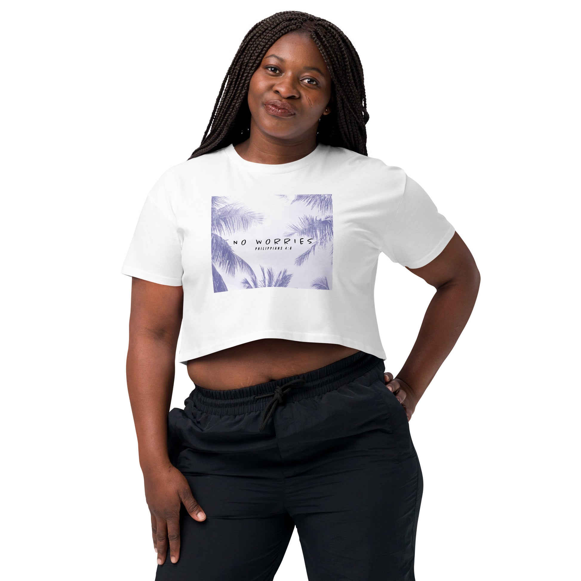 NO WORRIES- Women’s crop top