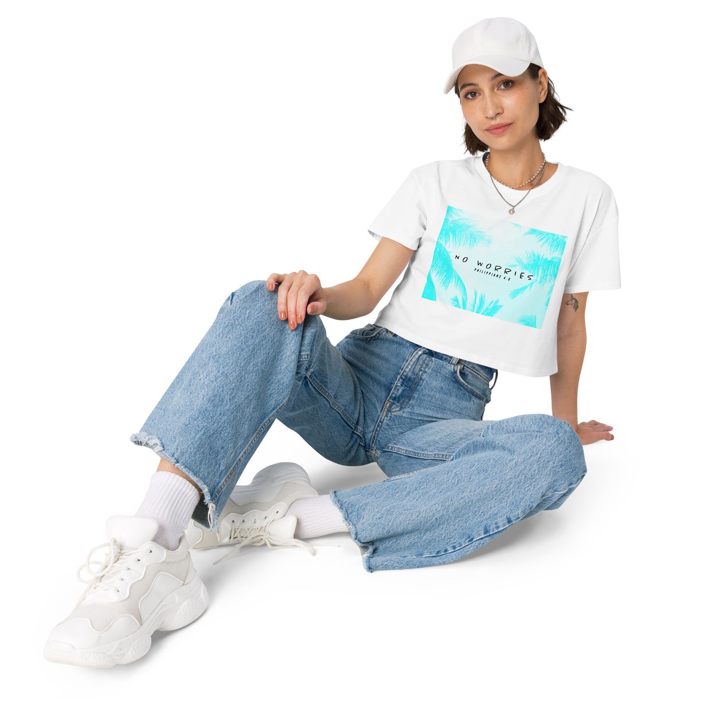 NO WORRIES- Women’s crop top