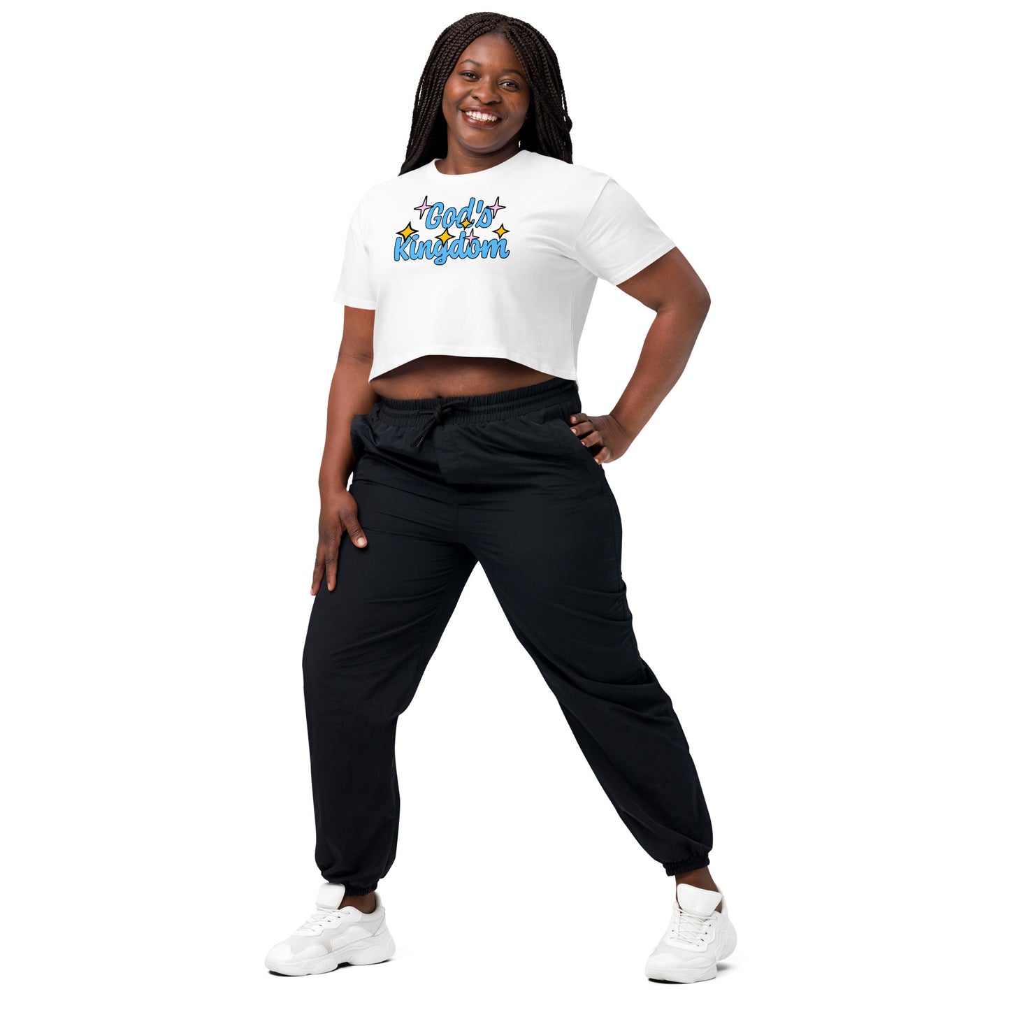 GOD'S KINGDOM OVER CULTURE- Women’s crop top