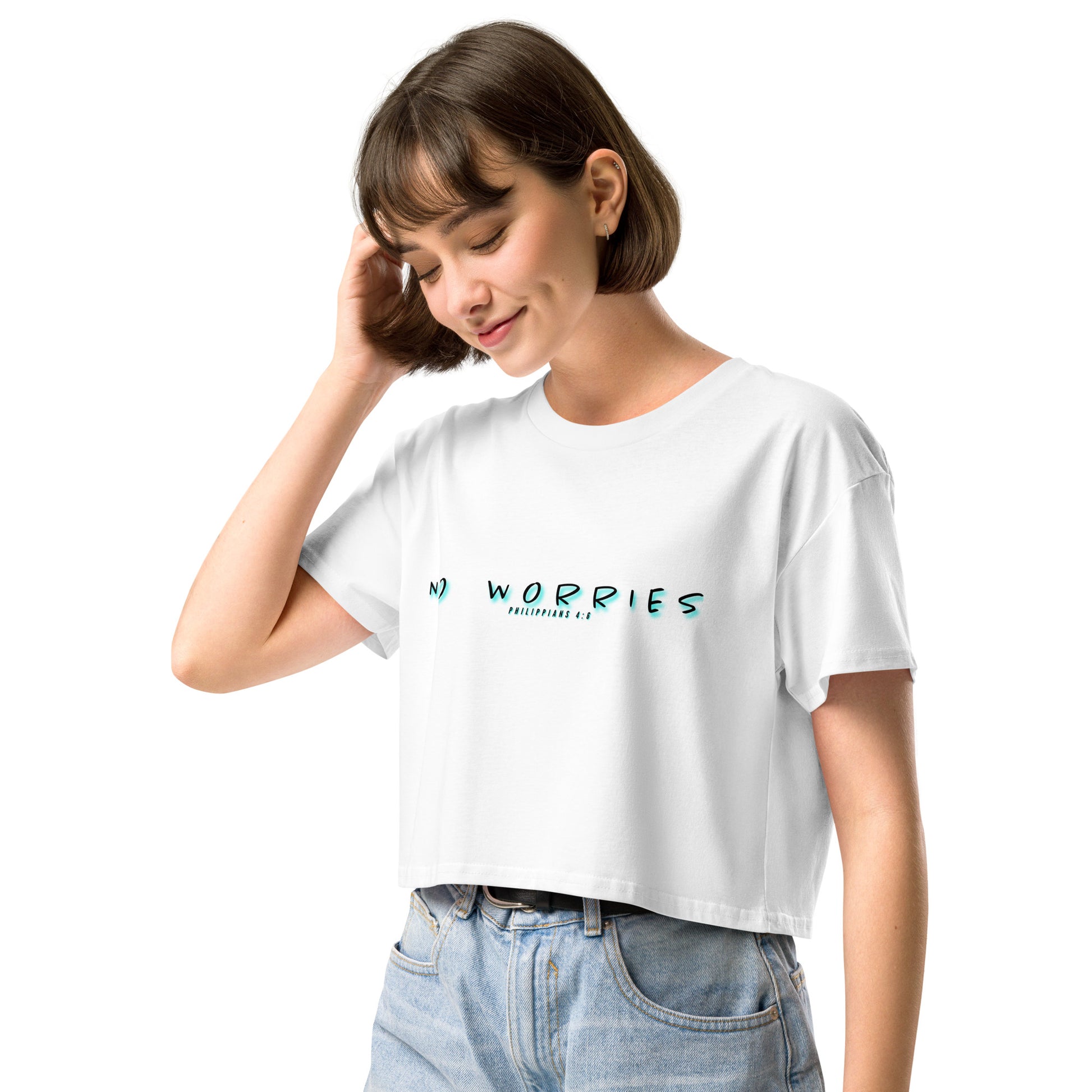NO WORRIES- Women’s crop top