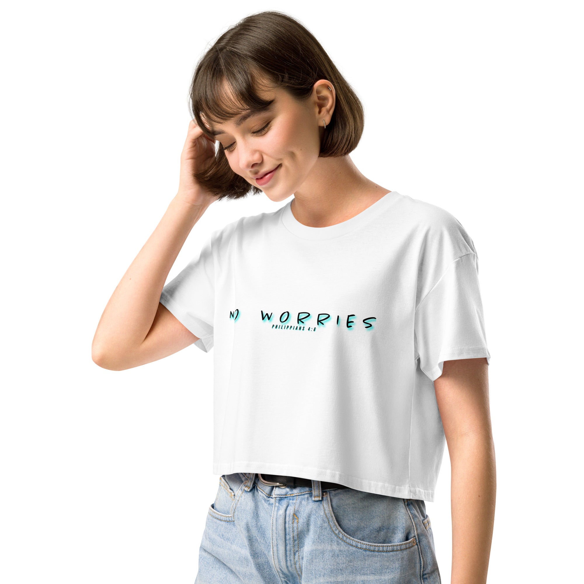 NO WORRIES- Women’s crop top